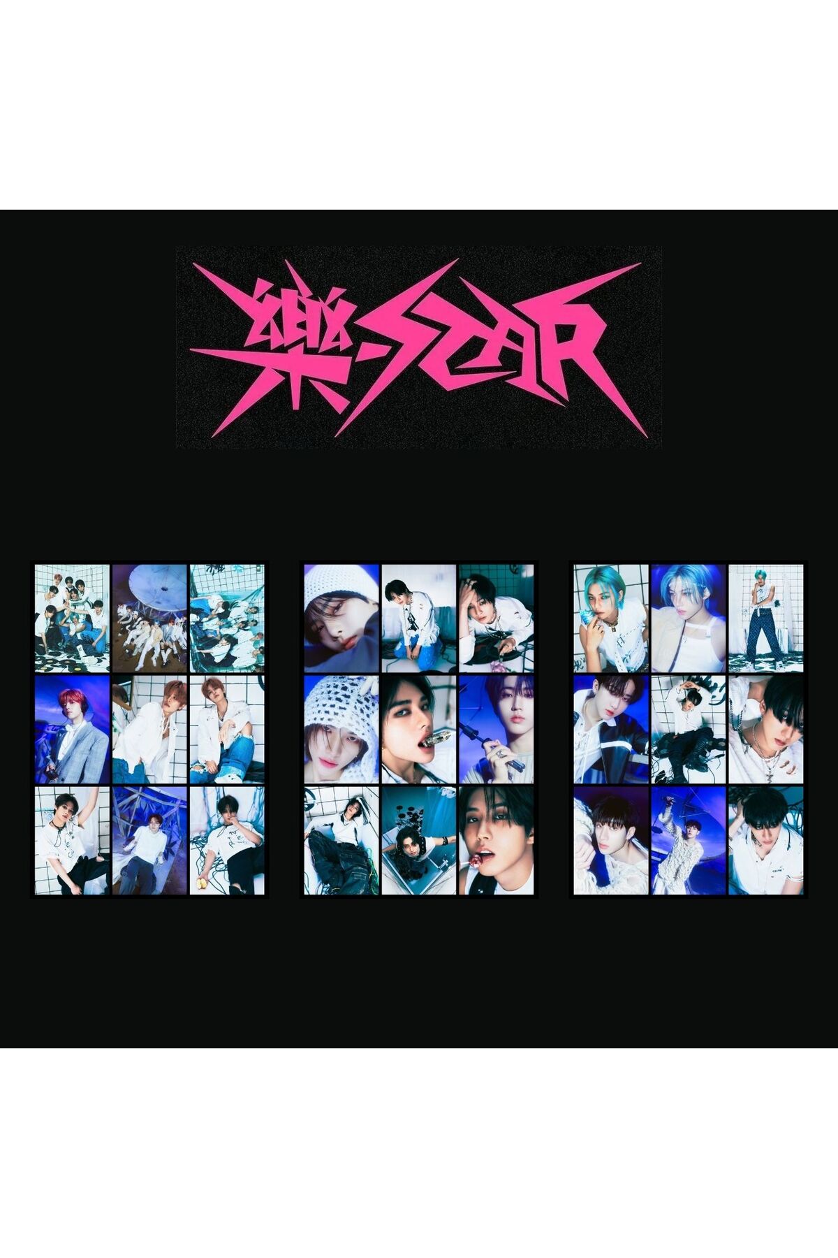 Kpop Dünyasi STRAY KIDS '' Rock Star '' Fotokart Seti