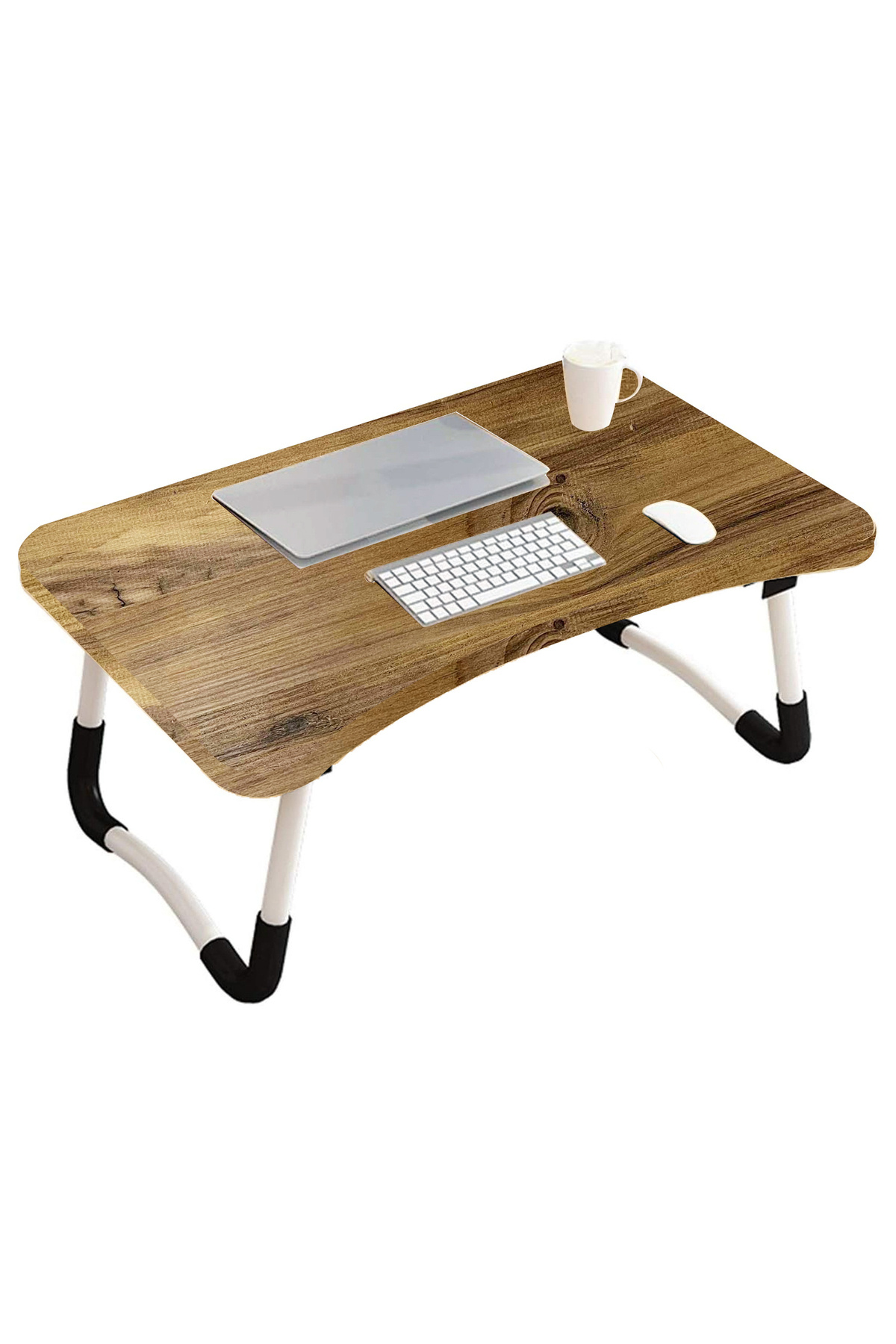 Microcase Portatif Atlantik Çam Sunta Laptop Sehpası Katlanabilir Çalışma Masası Kahvaltı Masası Al4020