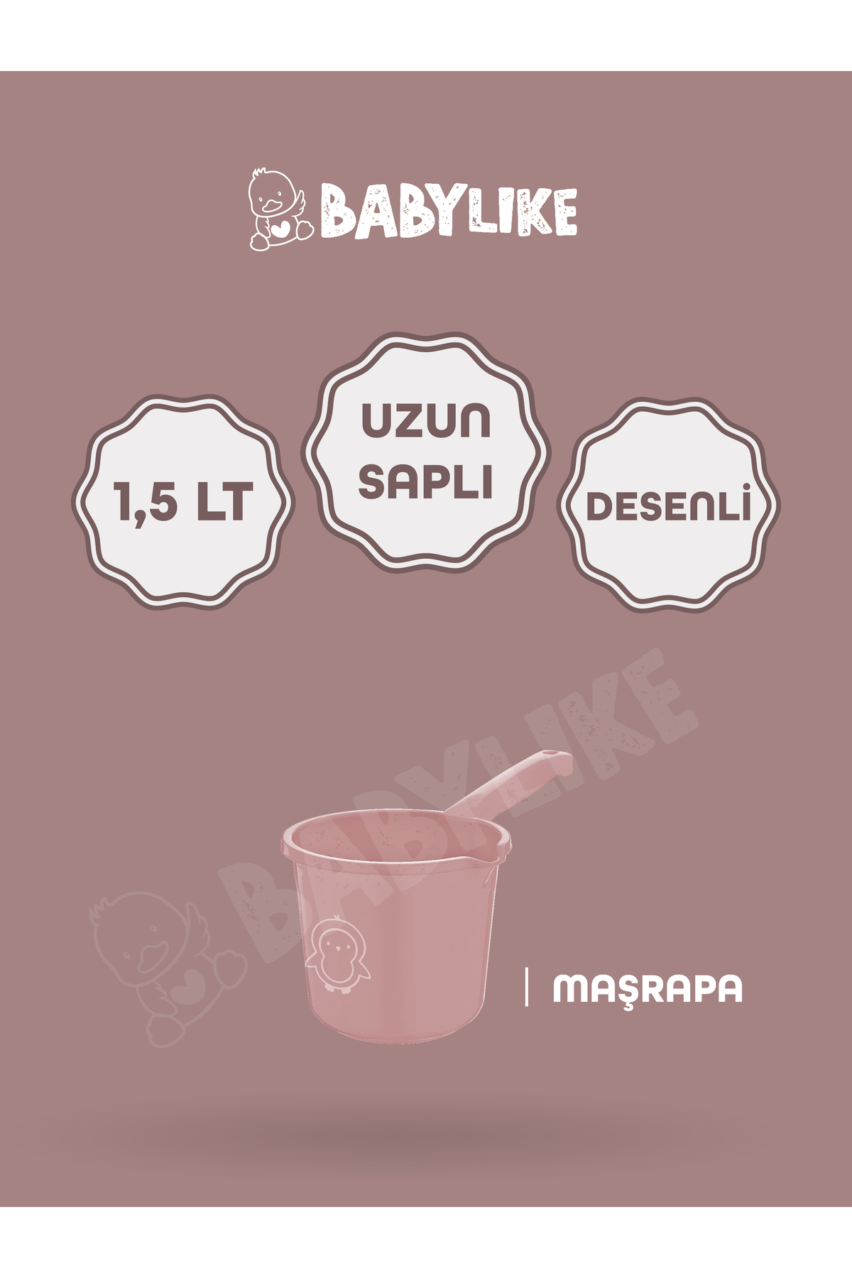 Babylike Yenidoğanlar&çocuklar 3'lü Bebek Seti - Küvet&kova&maşrapa fotoğrafı 4 (önizleme)