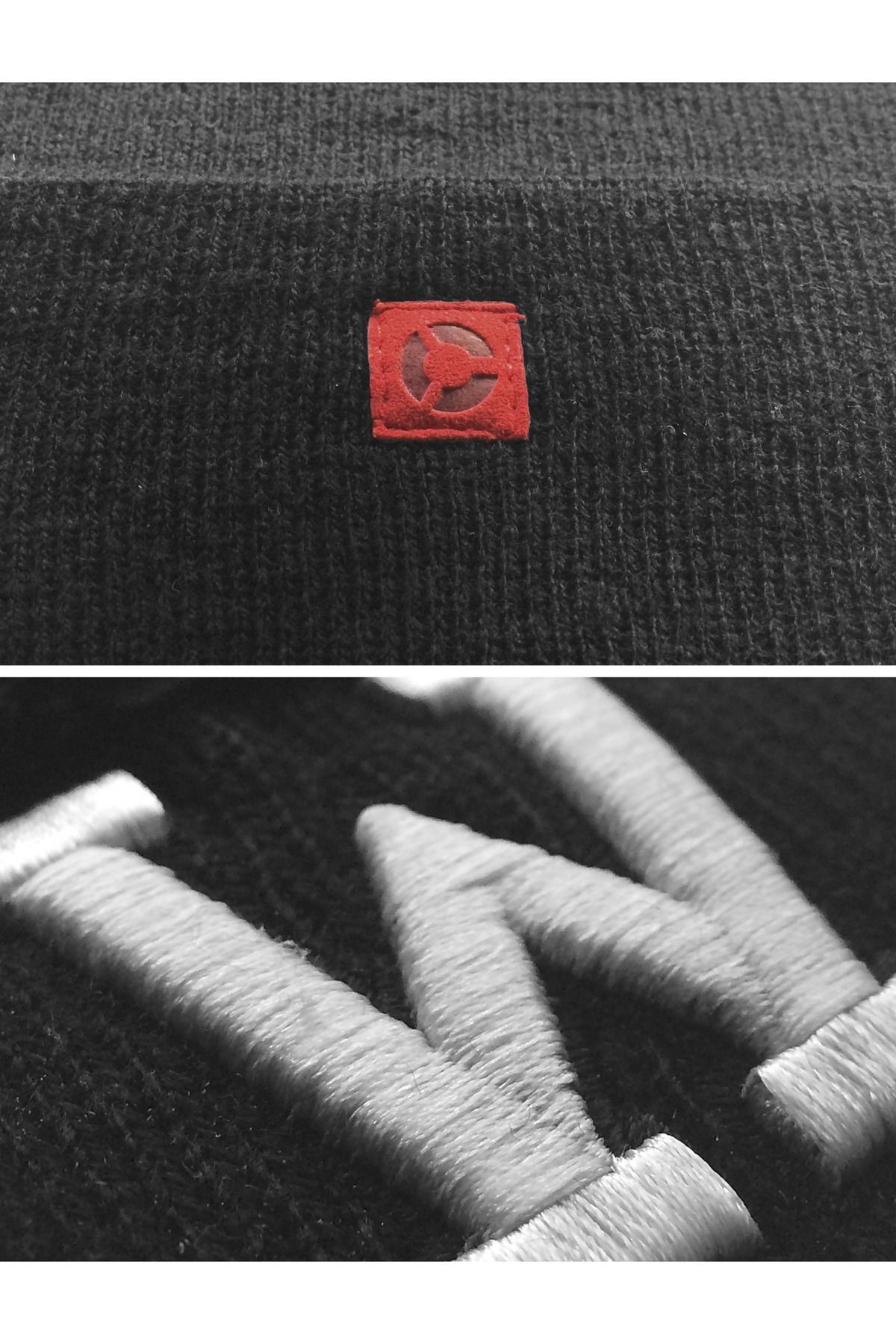 MSTRDS-Accessoires Beanie mit Buchstaben-Cuff 3