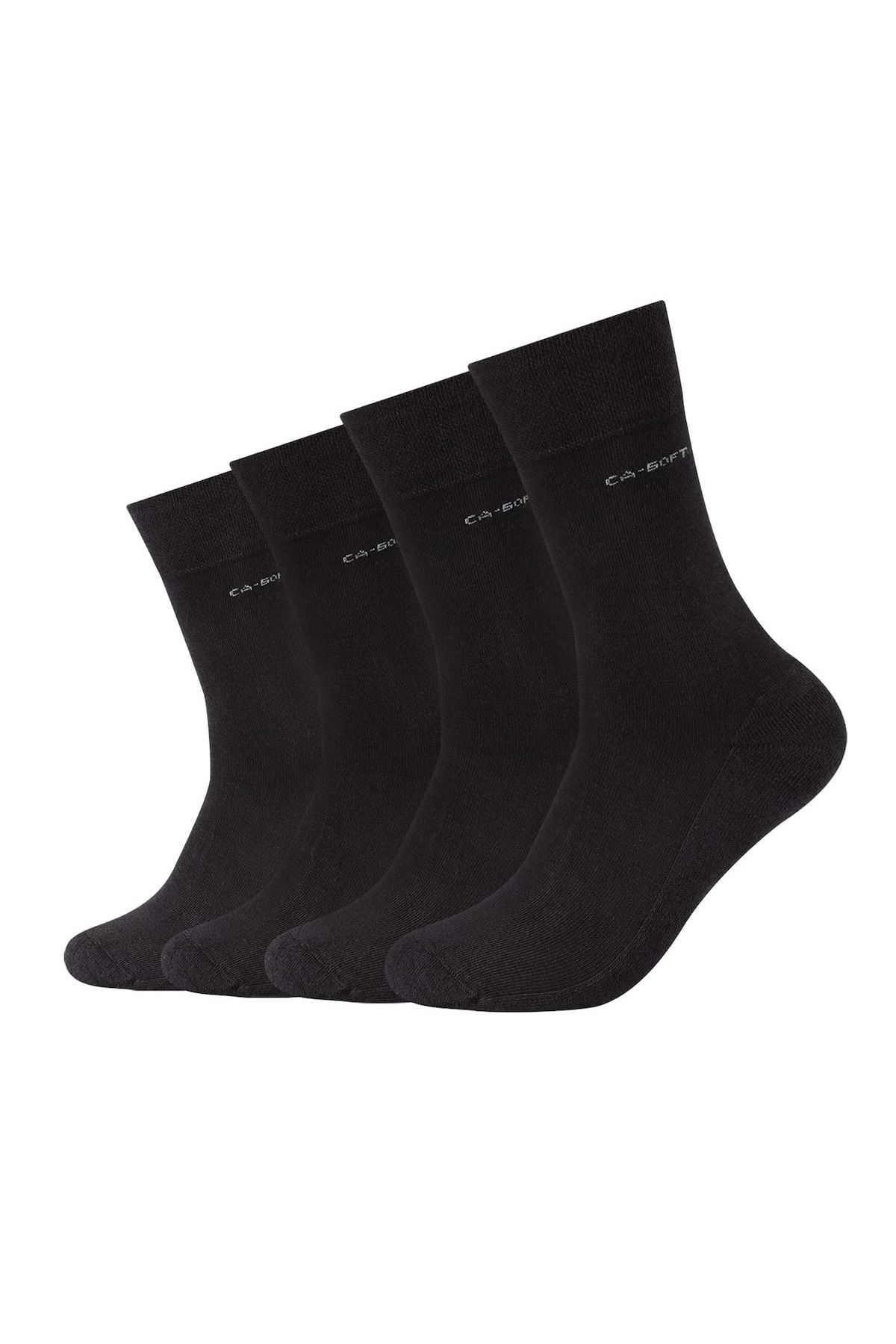 camano-Unisex-Socken – Wanderstrümpfe, einfarbig, 4er-Pack 1