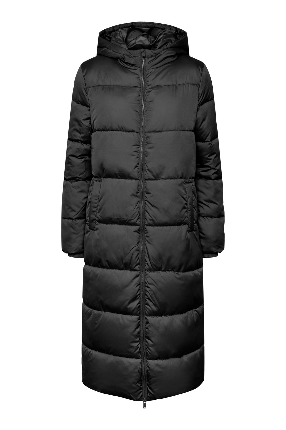 Long black winter jacket hot sale