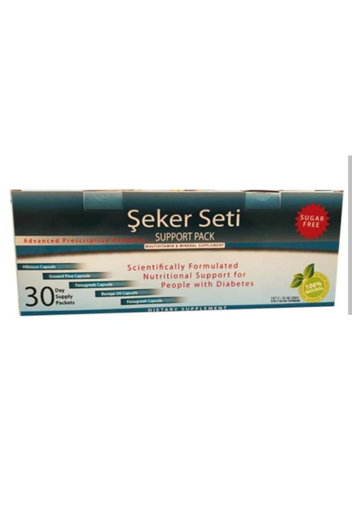 Bitkisel Şeker Seti 5'li Kapsül