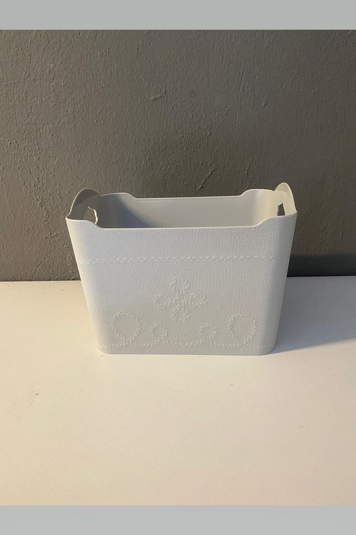 İkram Dünyası-Plastic Organizer Rectangular Patterned Large Set of 2 2