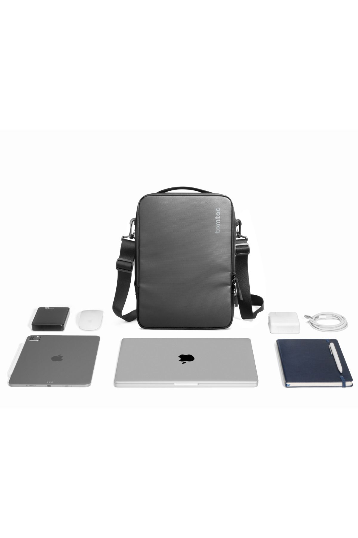 کیف لپ تاپ و اسناد مشکی مردانه زنانه H14 16 INC PRO BAG Tomtoc