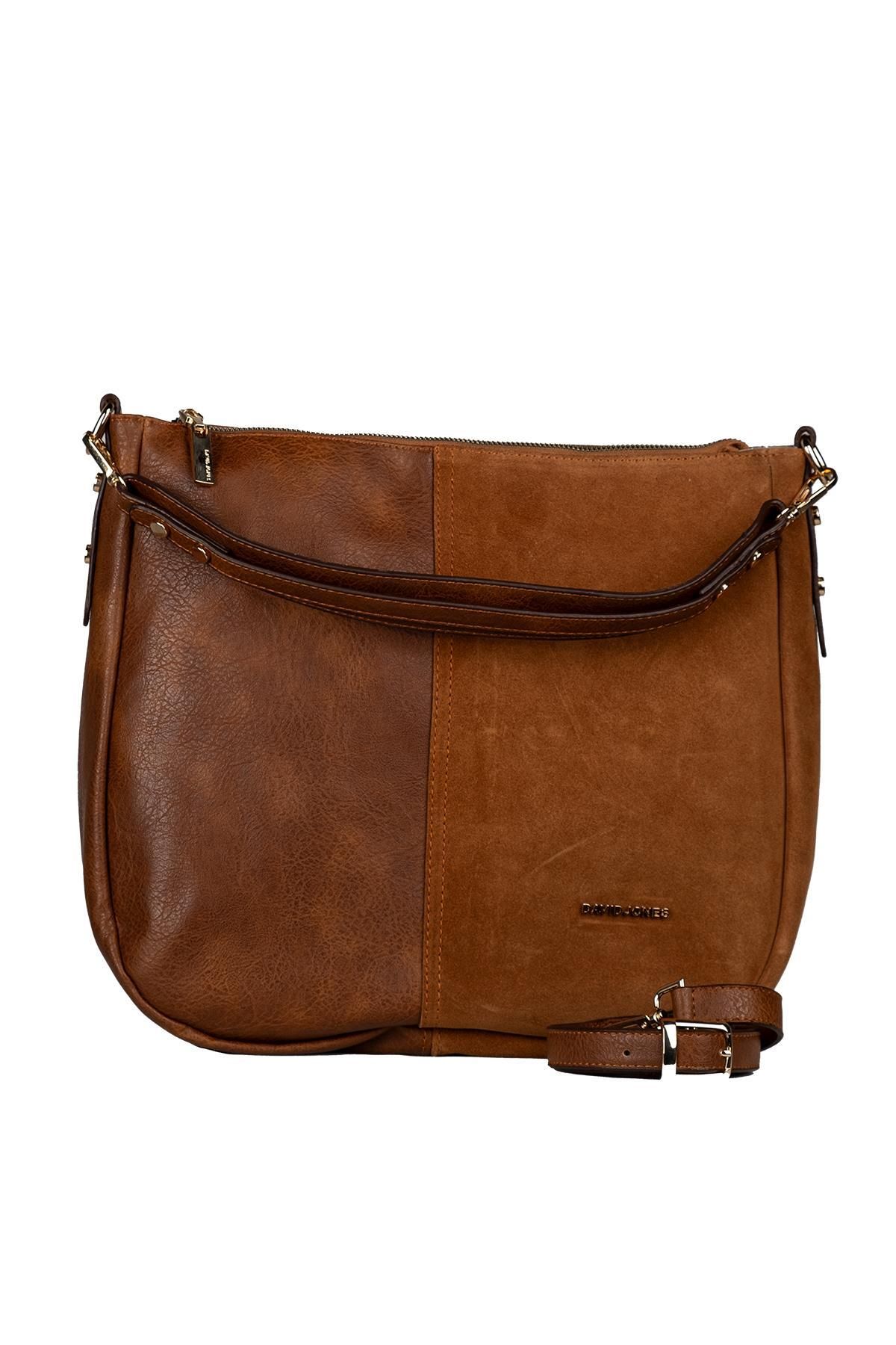 David Jones Shoulder Bag Brown Plain