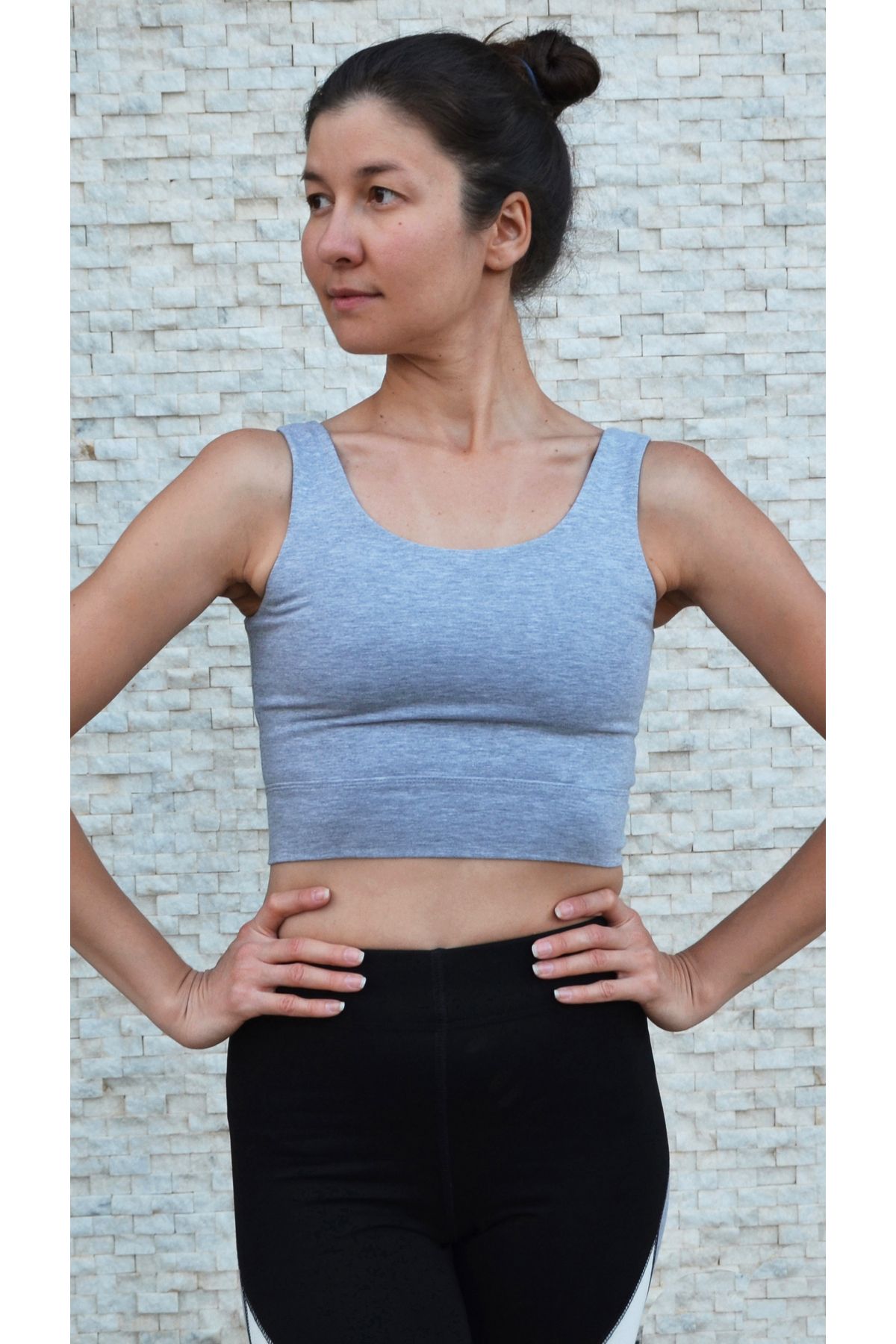 Cropped yoga top new arrivals
