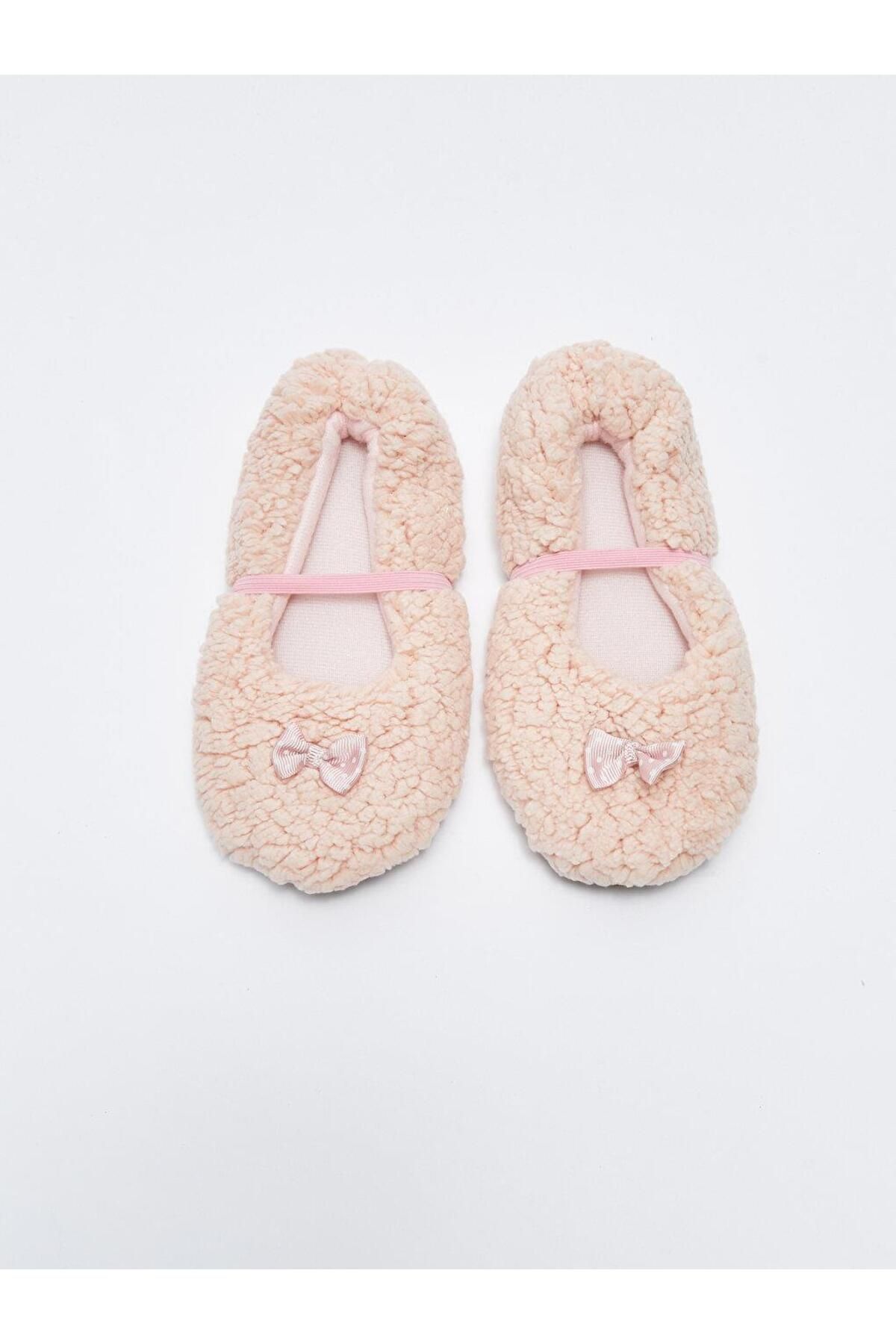LC Waikiki-Lcw Steps Bow Detailed Elastic Girl's House Slippers 3