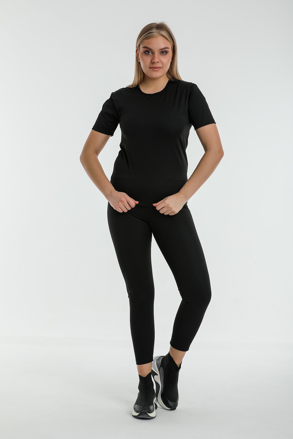 S&W SWEET WOMEN Sauna Termal Tayt Yarım Kol Body Takım