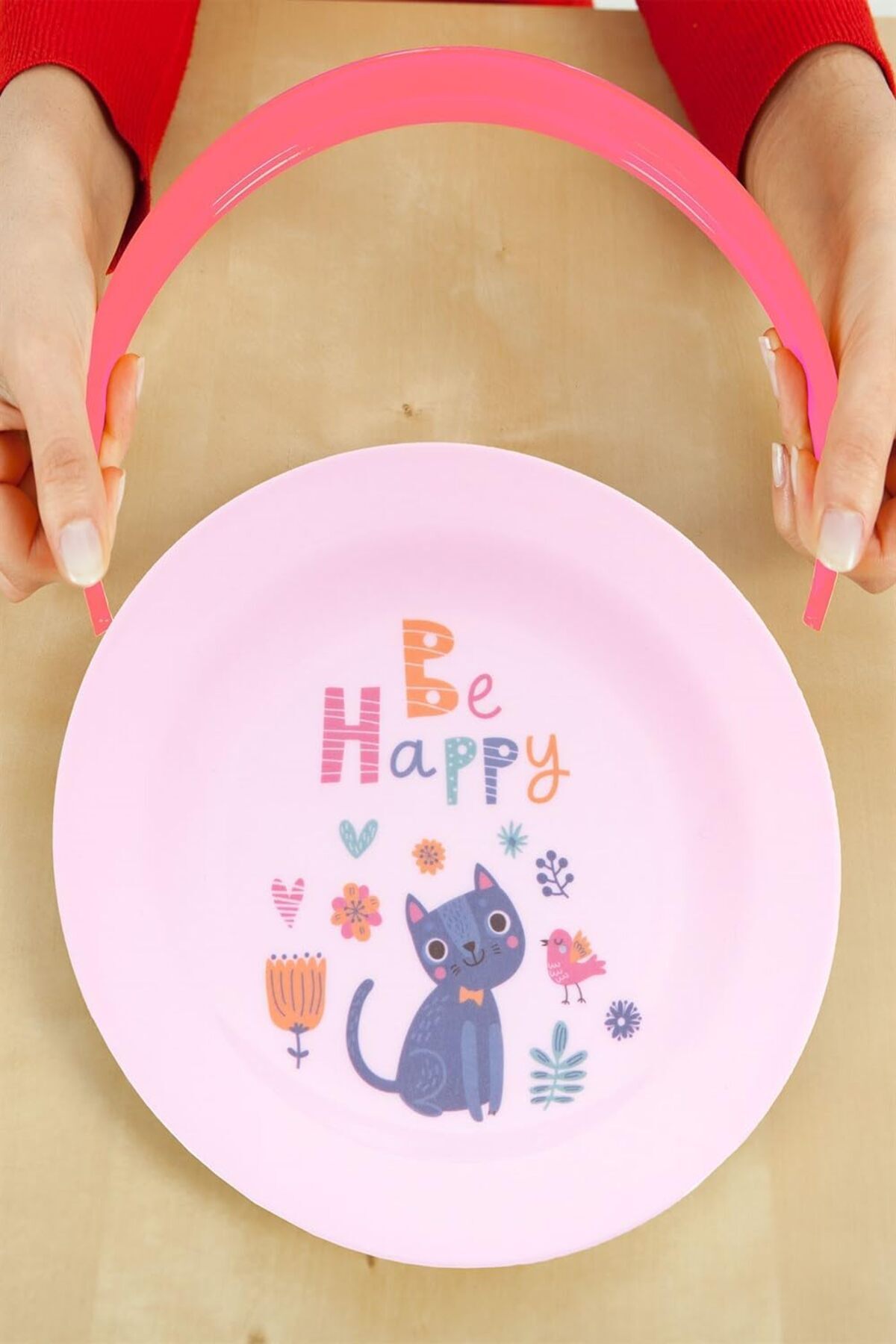 mycey Beslenme Seti(Vakumlu Tabak + Paslanmaz Çelik Çatal Kaşık Seti ) fotoğrafı 4 (önizleme)