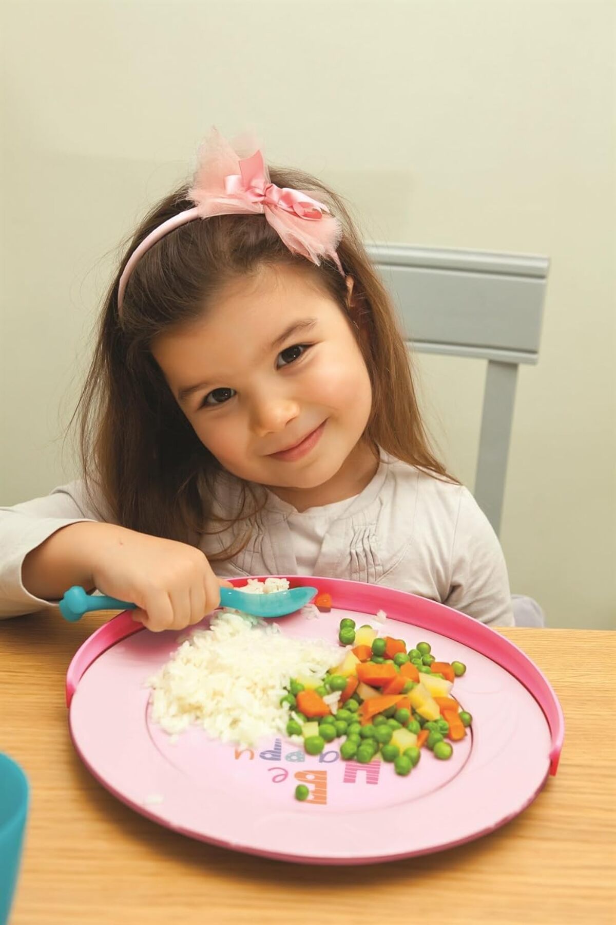 mycey Beslenme Seti(Vakumlu Tabak + Paslanmaz Çelik Çatal Kaşık Seti ) fotoğrafı 5 (önizleme)