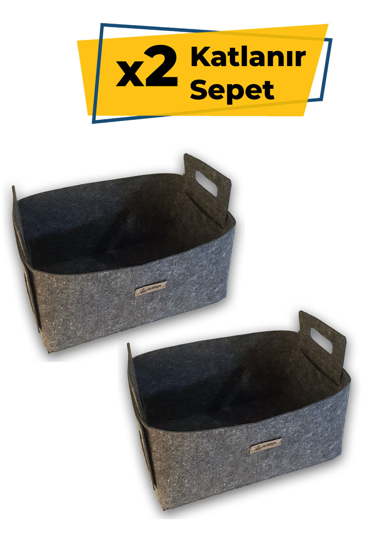 Collapsible Laundry Basket - Toy Basket 2pcs