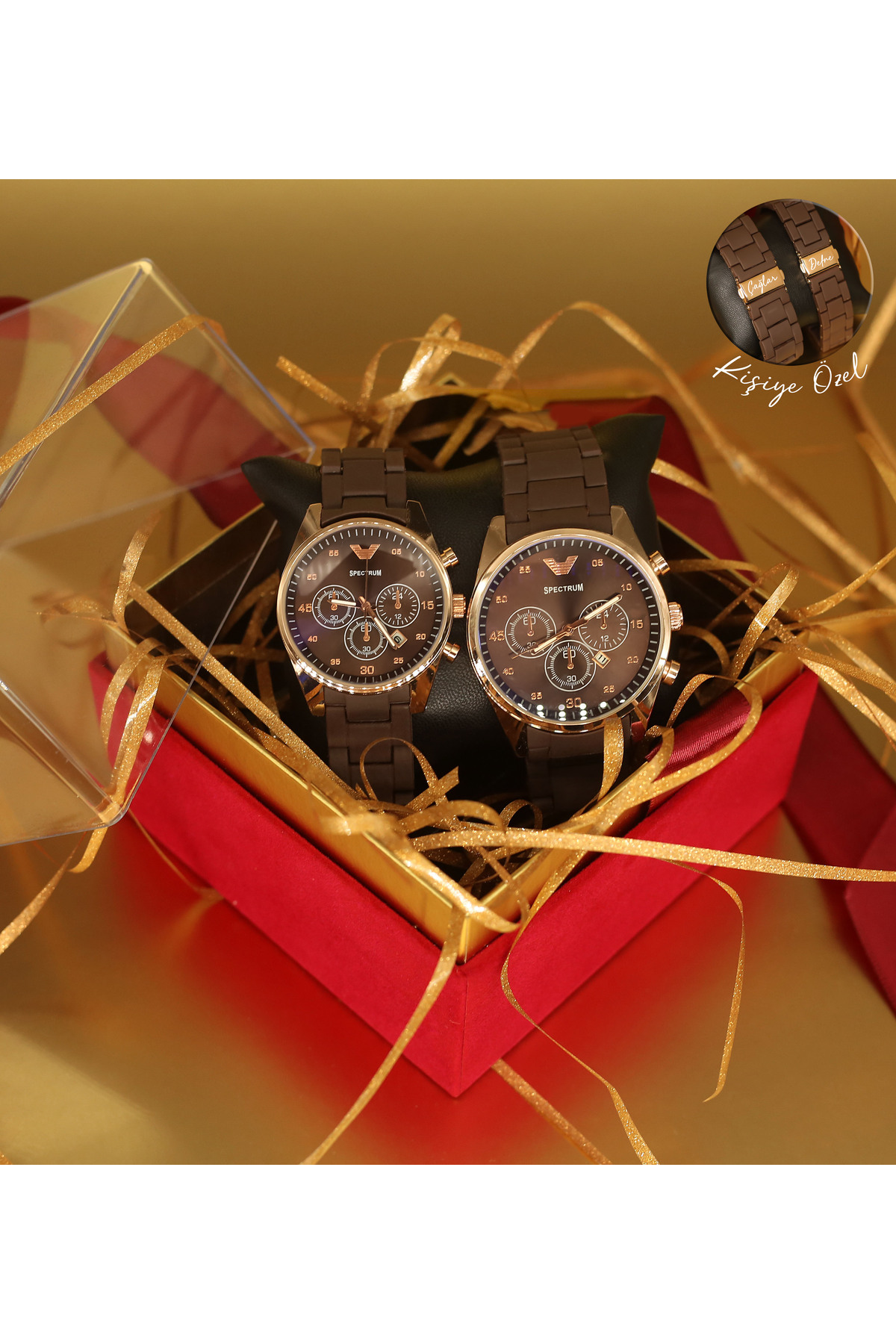 Spectrum Wristwatch in Special Box, Valentine's Gift, Birthday Anniversary Gift Set