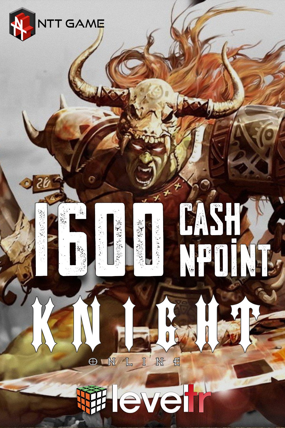 Ntt Game Knight Online 1600 Cash / Npoint / LevelTR