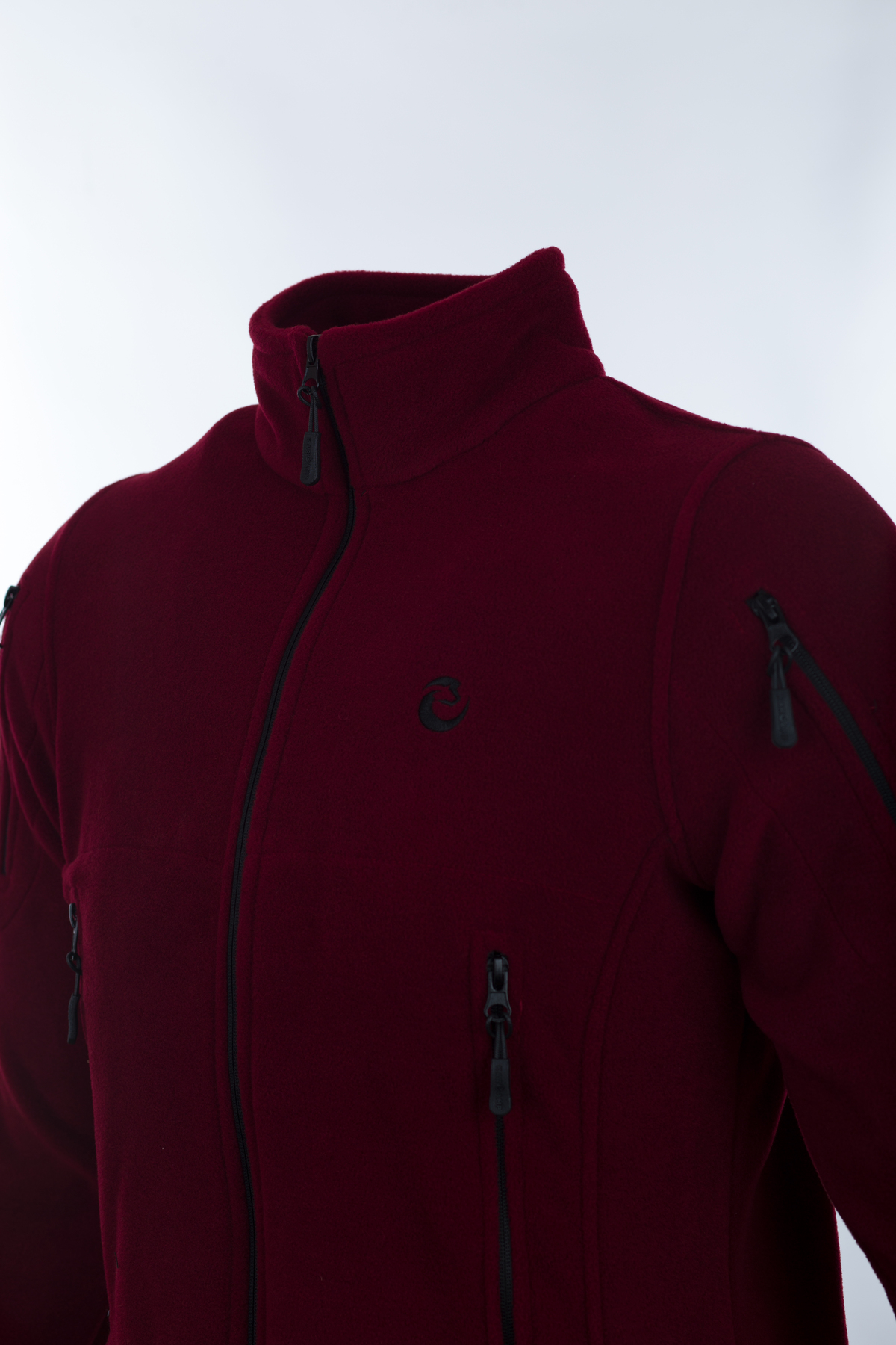 کاپشن مردانه بورگوندی KARCAMP | karcamp361 اورجینال - تصویر 5