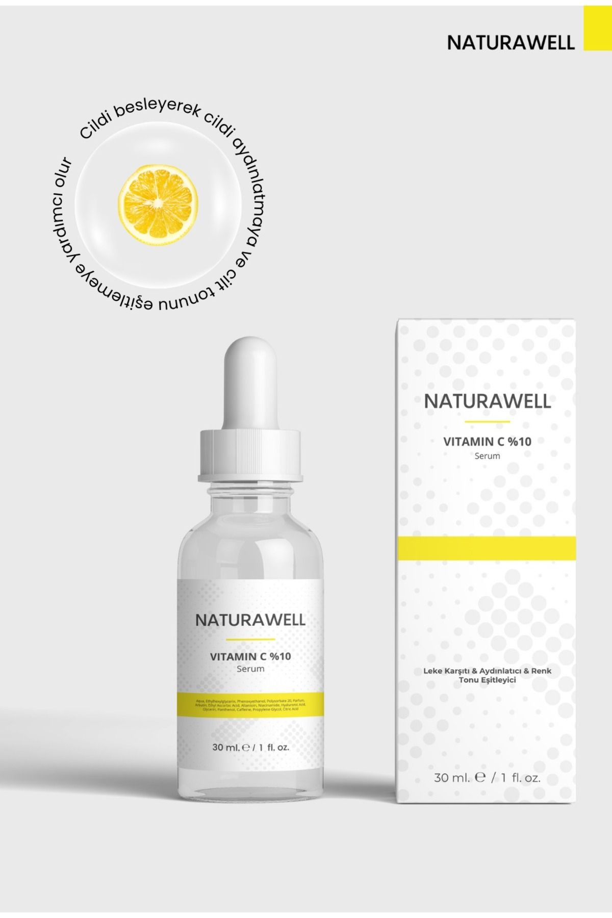 سرم ویتامین C 30 میلی لیتر Naturawell