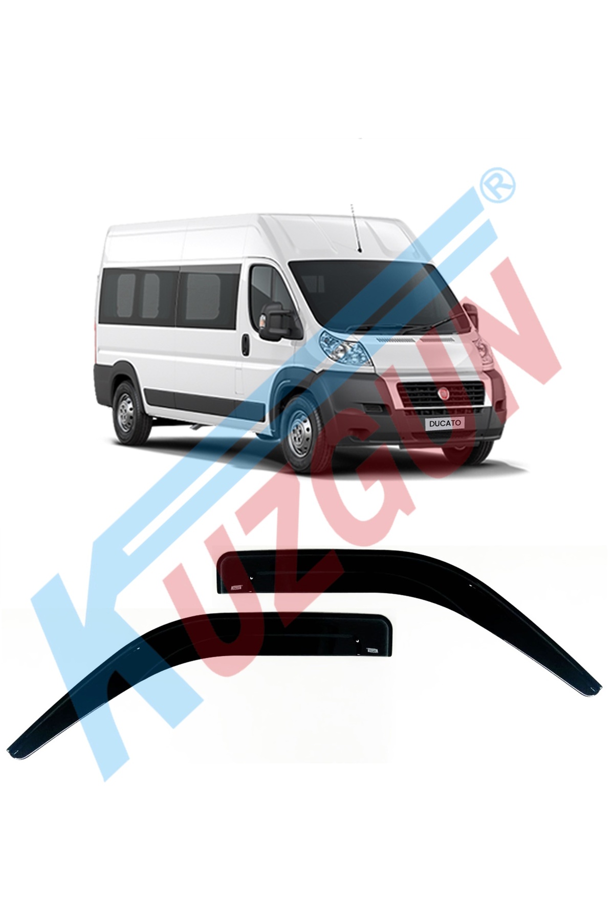 Kuzgun Fiat Ducato 2007-2025 Cam Rüzgarlığı Kaporta Üzerine Montaj