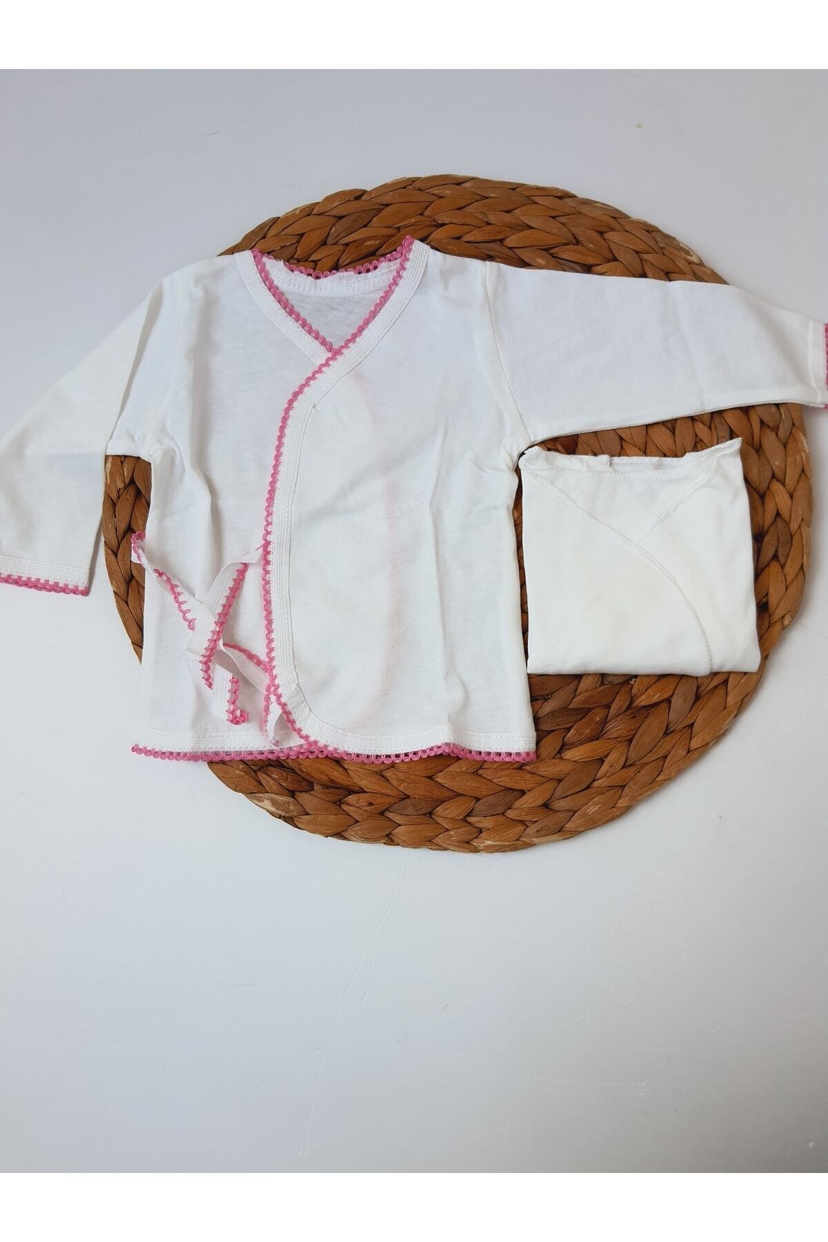 بادی نوزادی پسرانه – دخترانه صورتی PİLEKİ BABY | PBTAİÇLİK اورجینال - تصویر 2