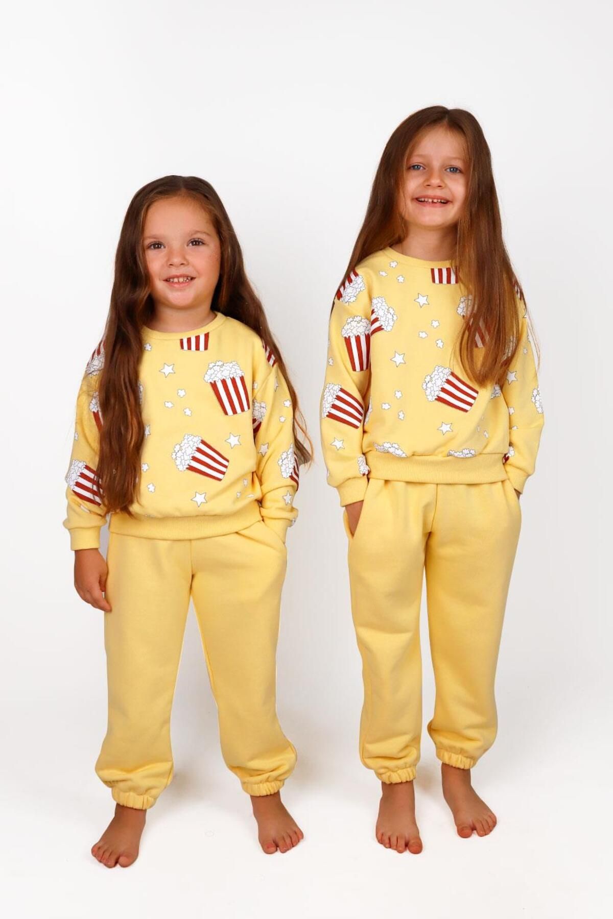Girls yellow sale tracksuit
