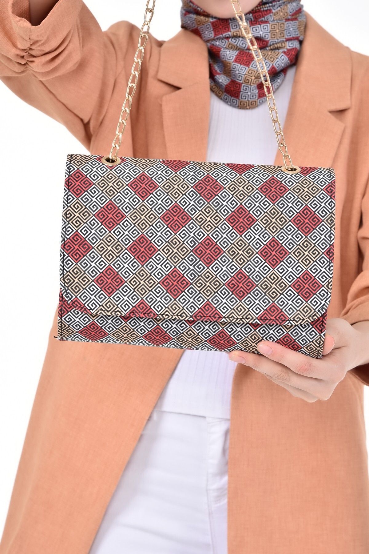 BAGAND-Pachet eșarfă geantă cu pantofi imprimată Model 19 - 39 3