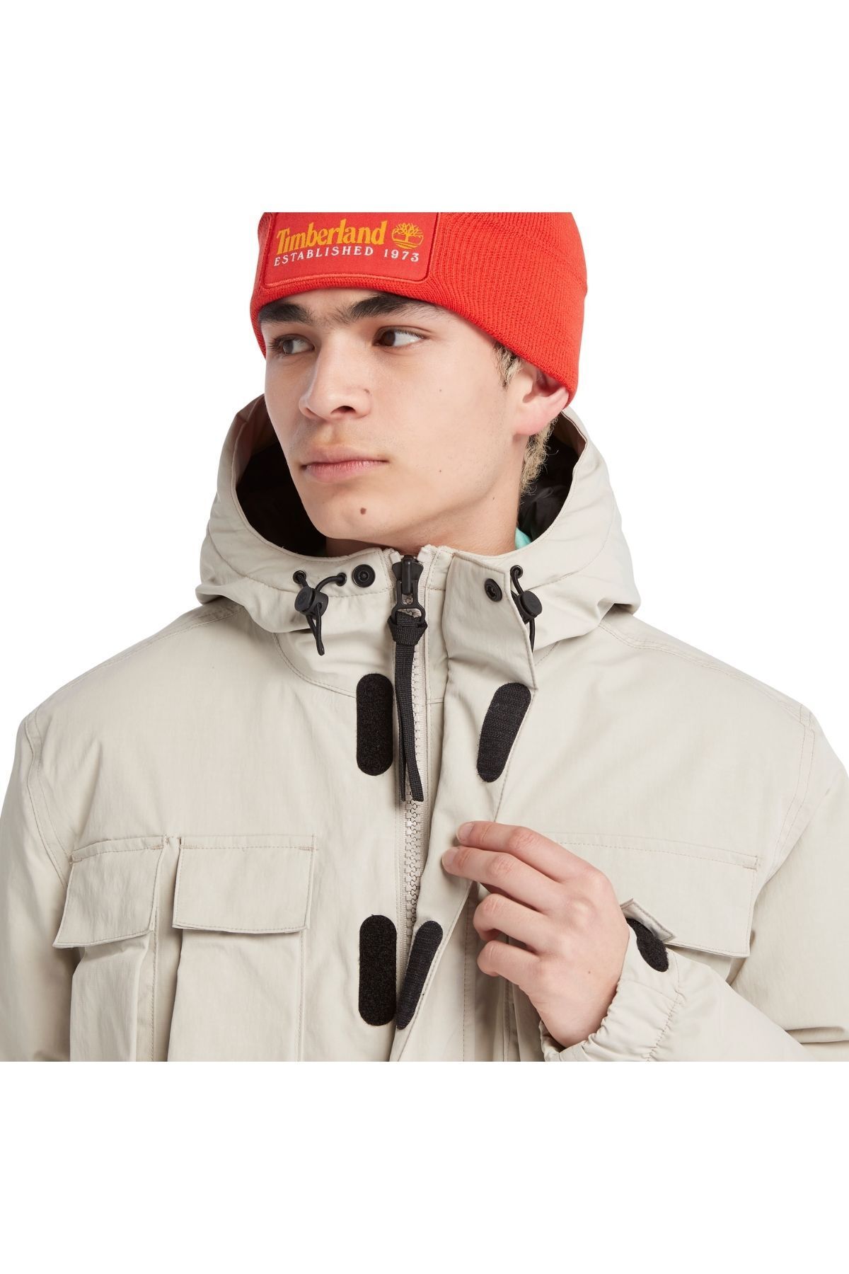 کاپشن نود مردانه کت بژ عایق Wr Utility Timberland