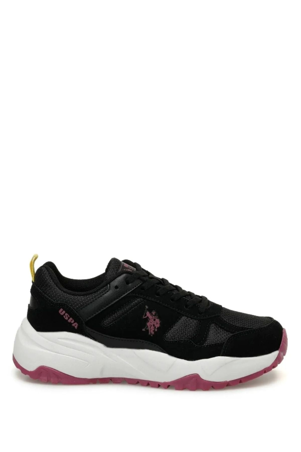 کفش پیاده روی مشکی زنانه ورزشی روزمره Satori اورجینال U.S. Polo Assn.
