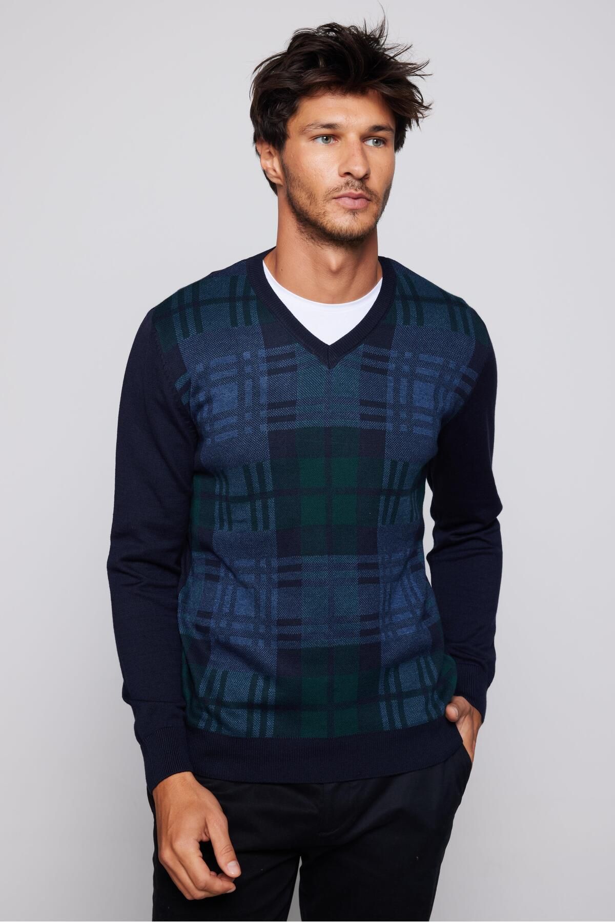 Mens slim fit v neck jumper shop