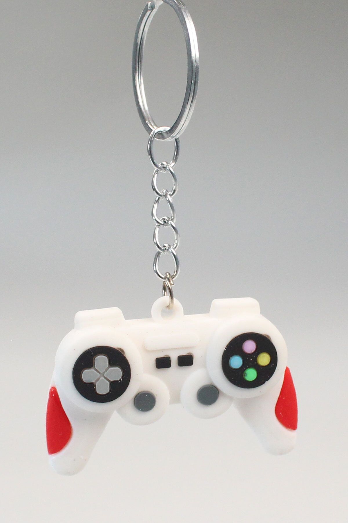 Toya Playstation 3D Console Joystick Silicone Keychain White Valentine s Day Birthday Gift Gift P Trendyol