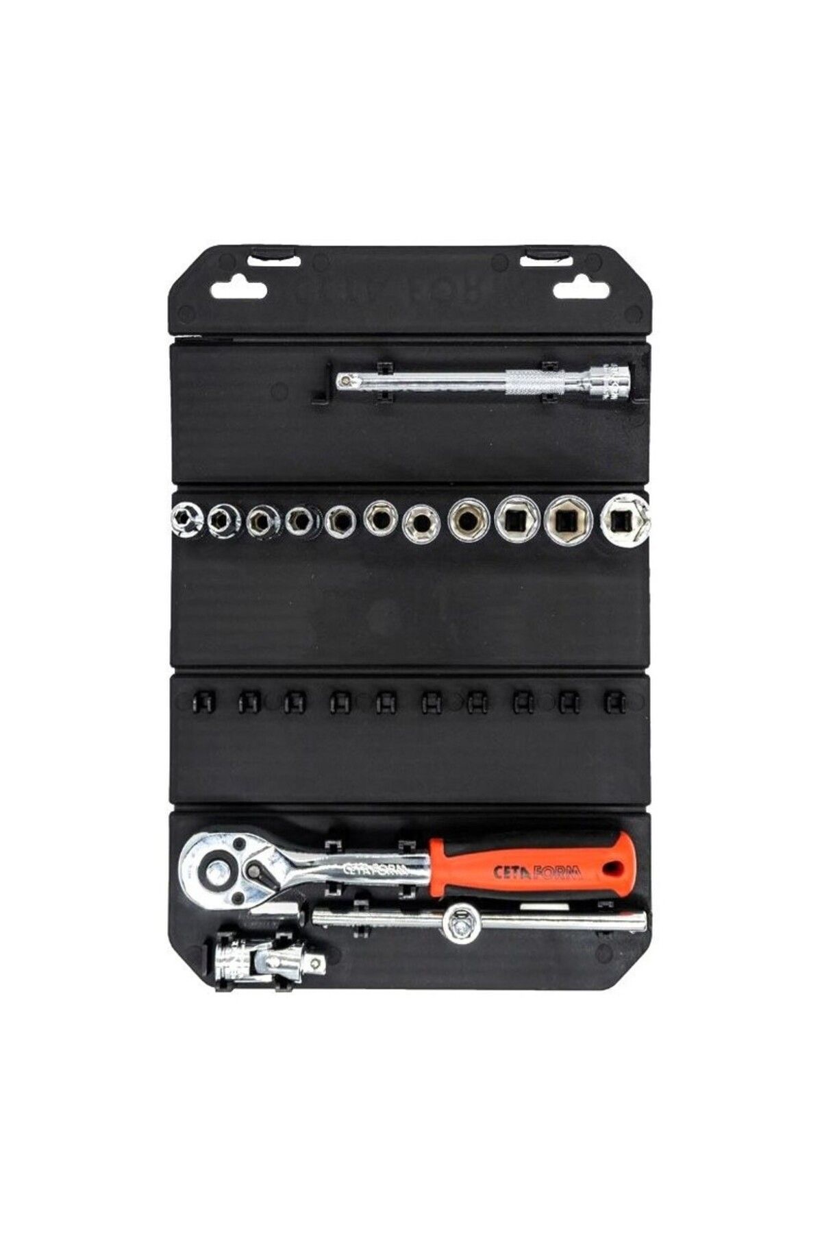 CETA FORM-4 - 13 mm 1/4” Socket Set with Practical Bag 25 Pieces C00-15RH4 3