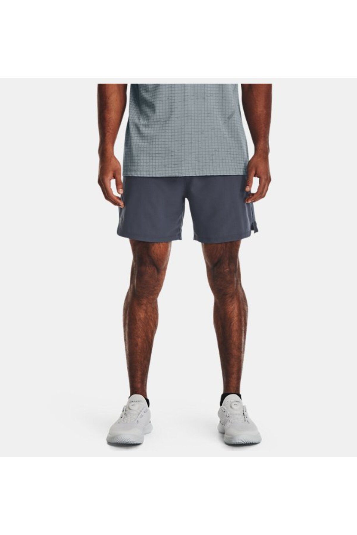 شورت ورزشی خاکستری مردانه های ناپدید شده بافندگی 6 اینچ 1373718 044 Under Armour