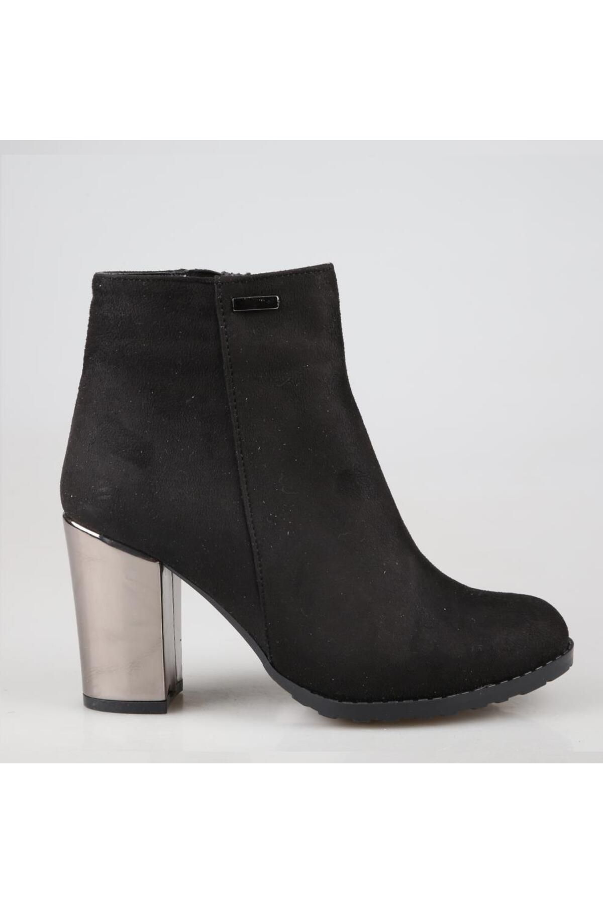 FELES Ghete De Damă Din Piele Intoarsa Neagra Femeie - 39
