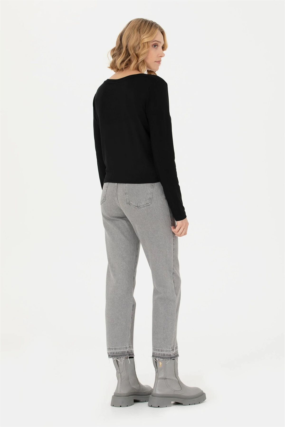U.S. Polo Assn.-BAZA. Polo Assn. Pantaloni de damă din denim 4