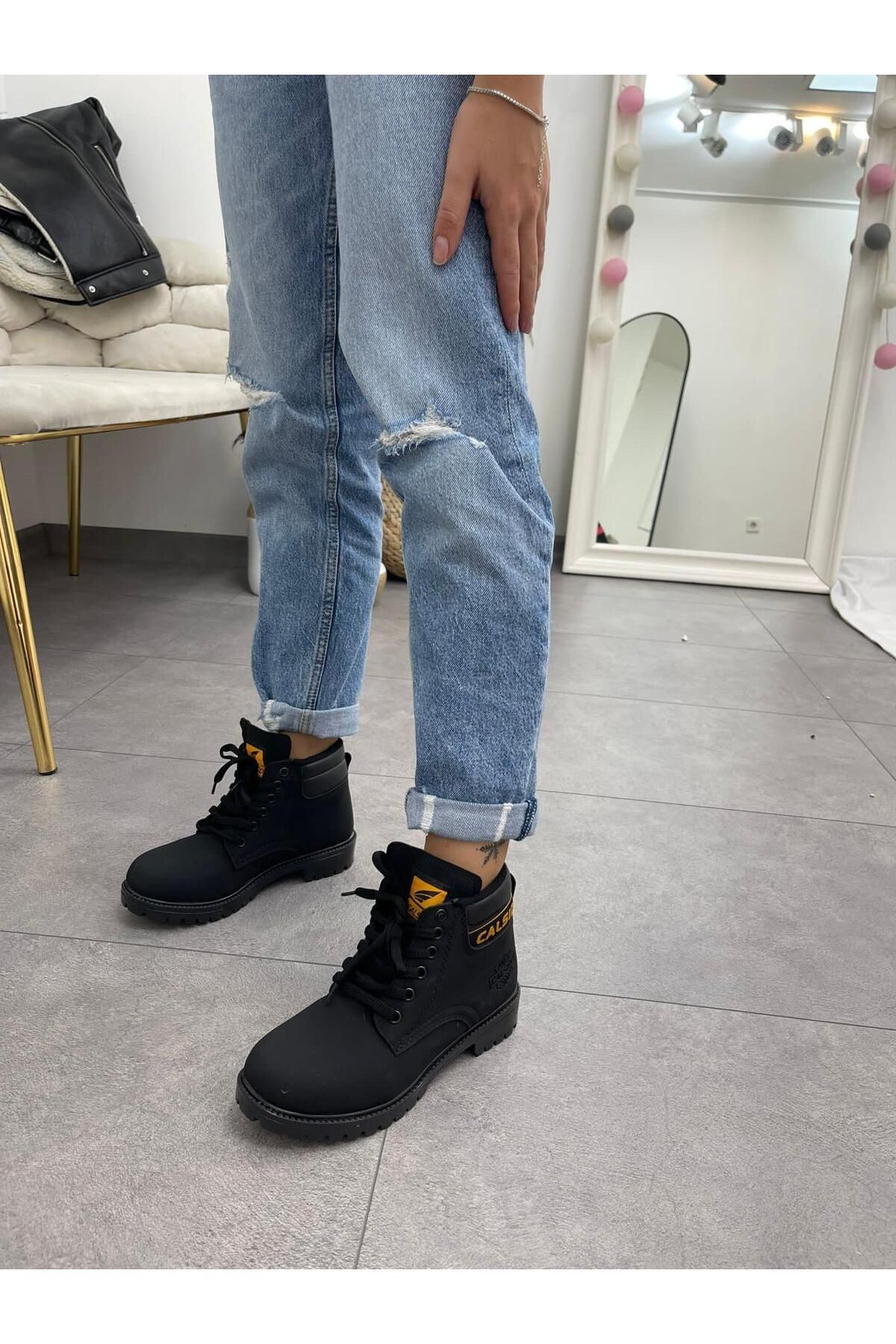 Calceus ankle winter leather outlet boots