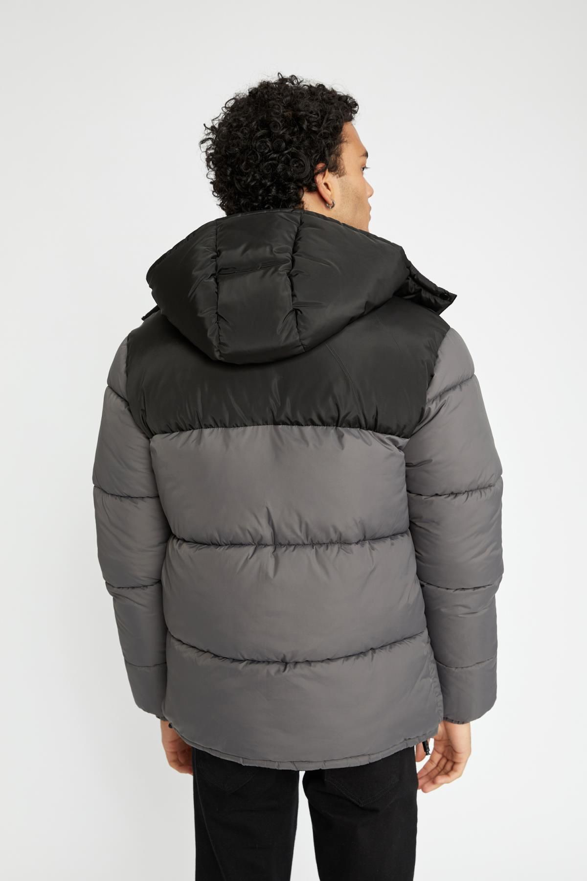 Fleece lined cheap puffer coat