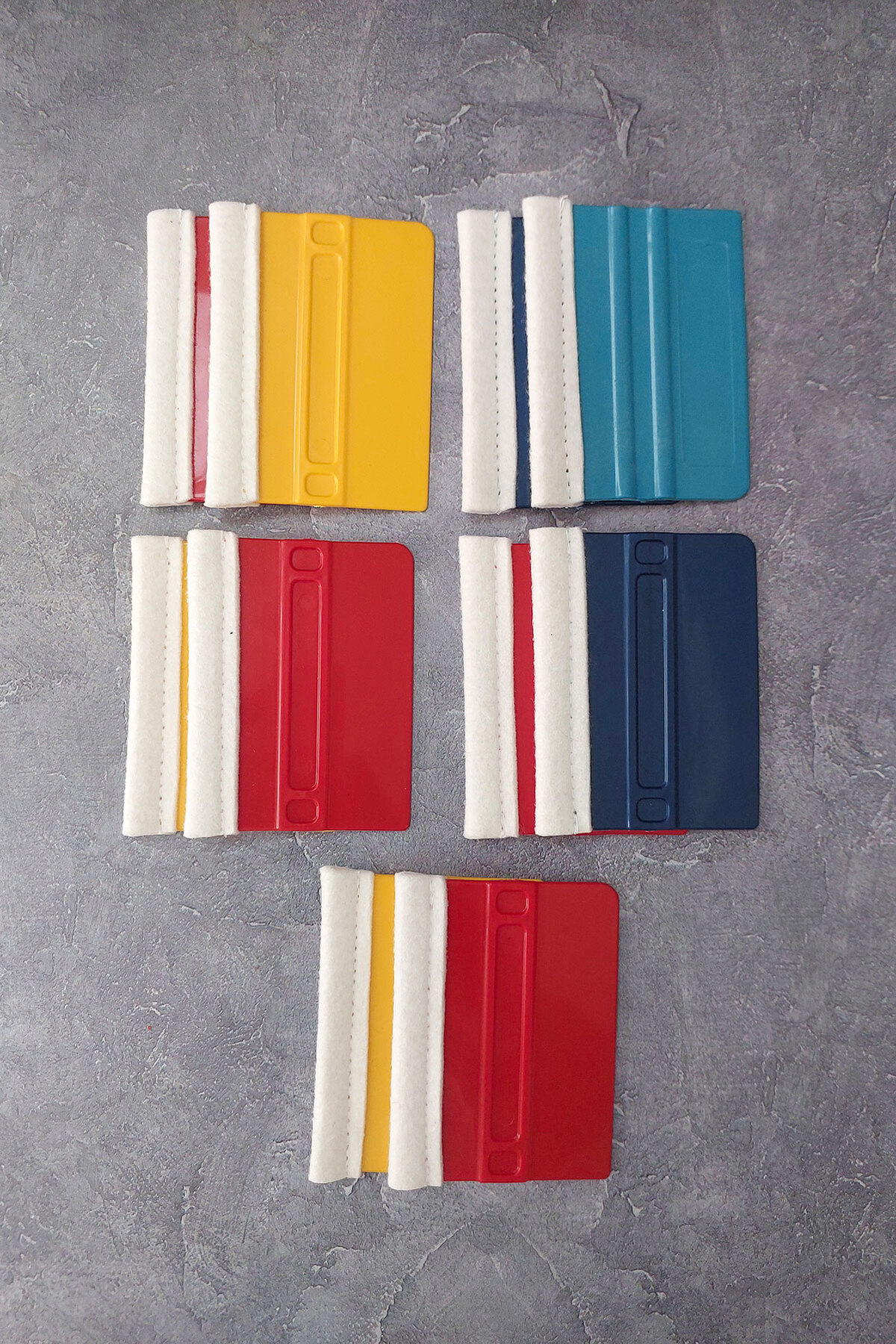 markcat 10 Adet Keçeli Ragle Folyo & Cam Filmi Yapıştırma Aparatı