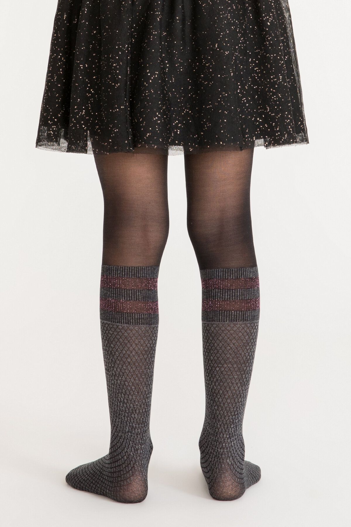 Penti K lmelange Pretty Shine Stripe Pantyhose Trendyol