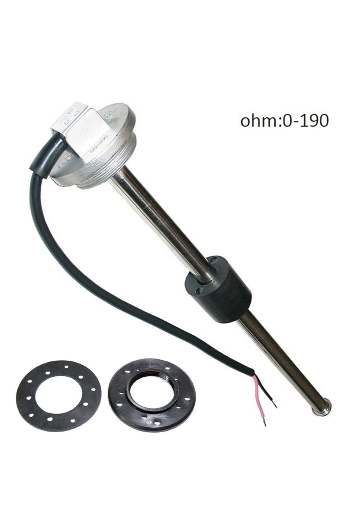 Somay Store Tekne Yakıt Su Şamandırası 0-190 Ohm 20cm Sealux Plastik Montaj Flanşı Ile Birlikte