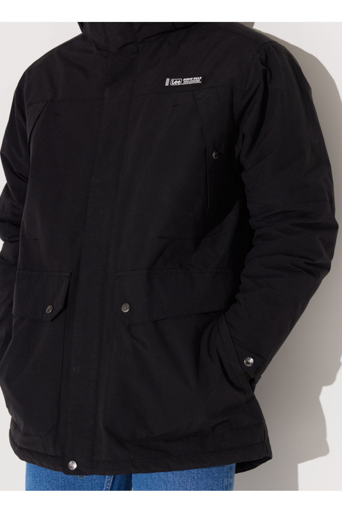 Lee-Palton negru pentru bărbați L 232220001   Jacheta Parka 5
