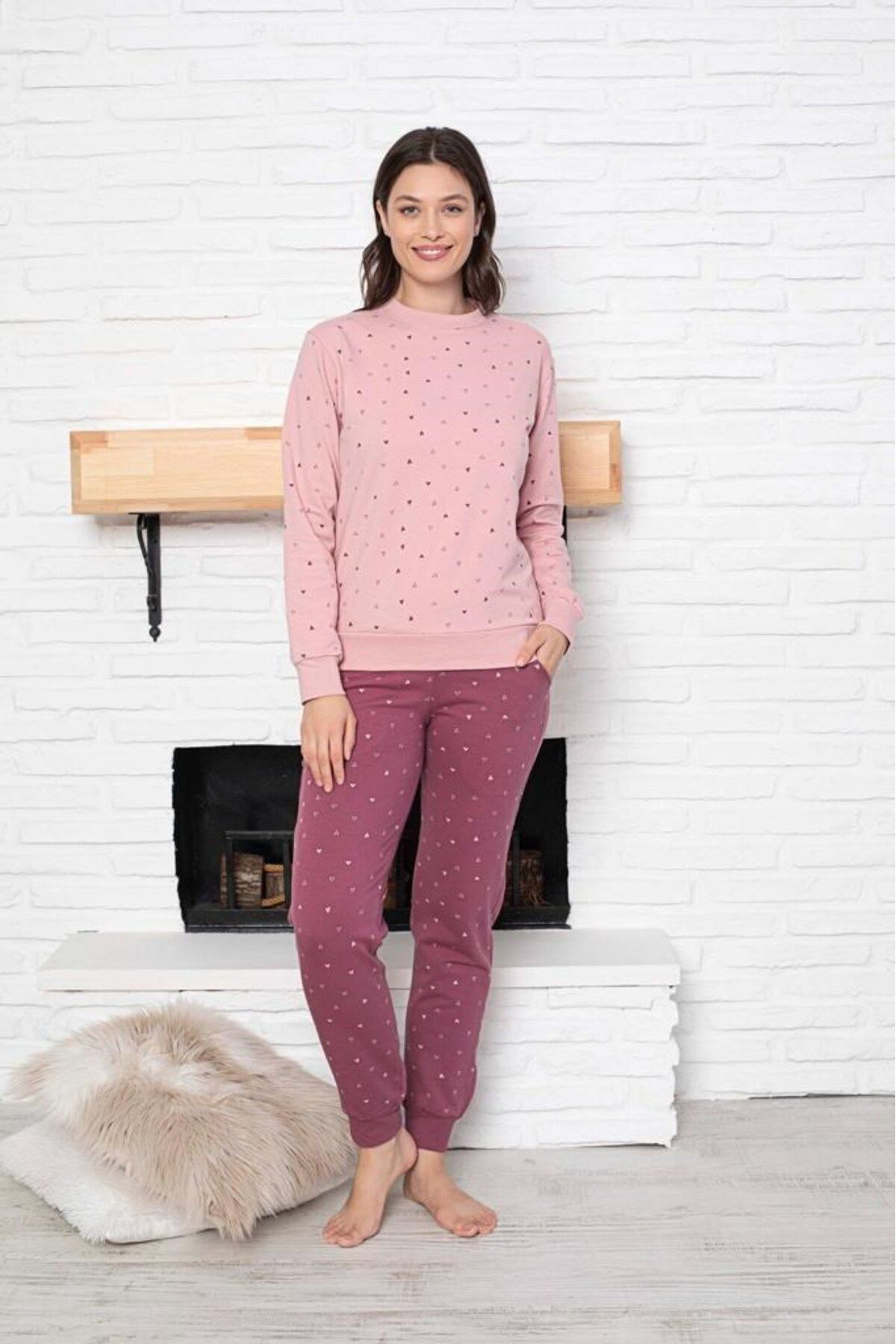 Women's pajamas hotsell with elastic cuff