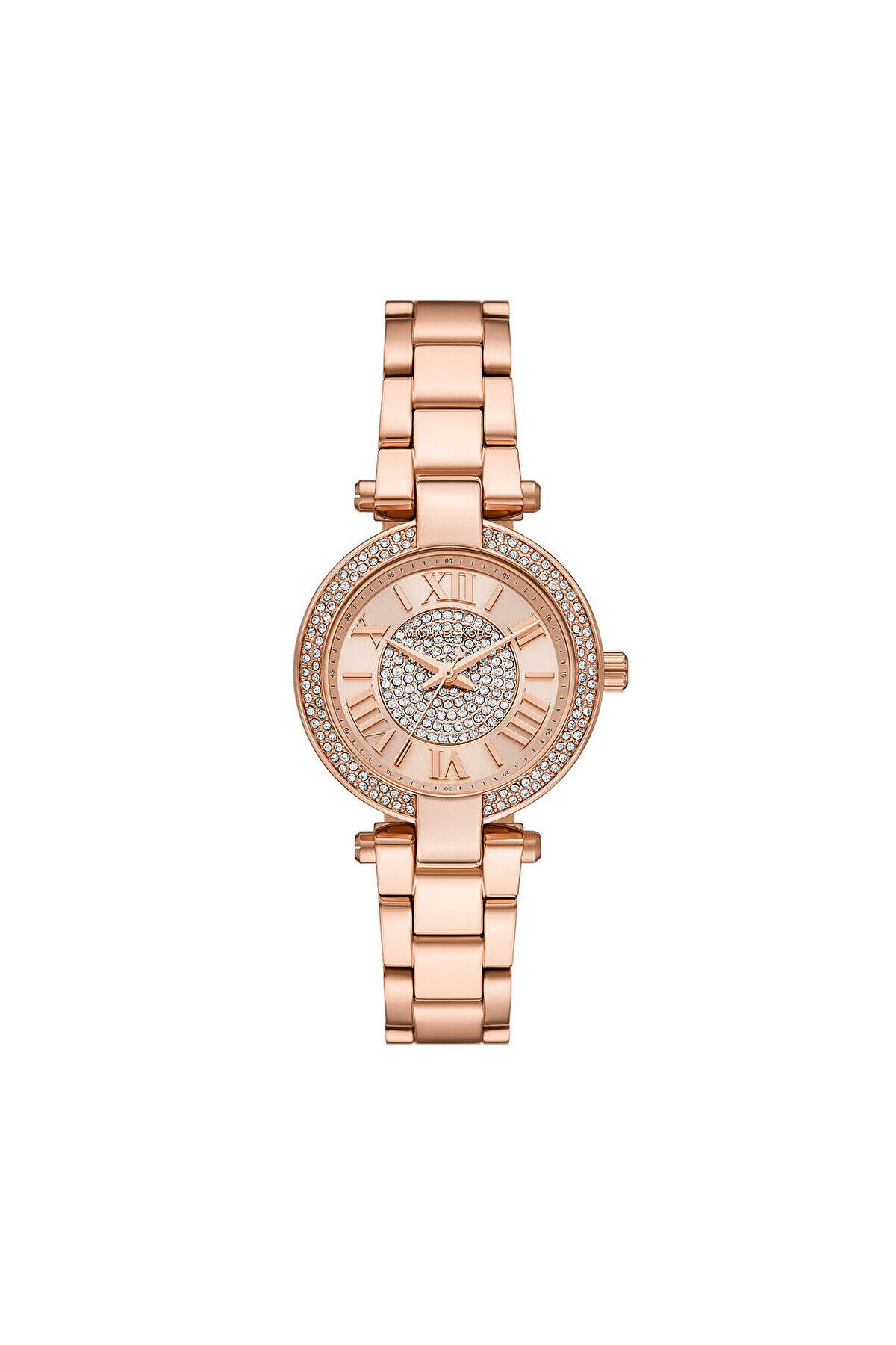 Mk watches 2025 rose gold