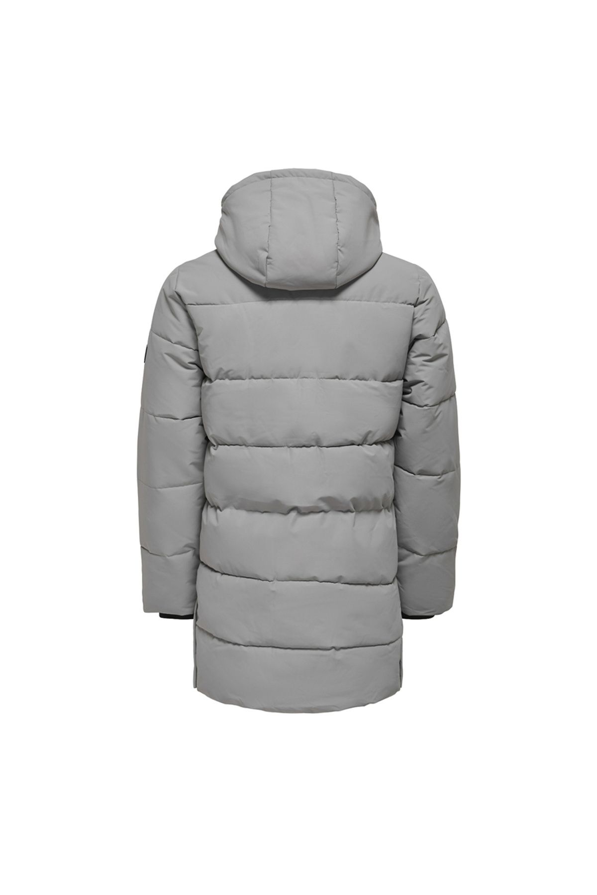 کت خاکستری مردانه Only Sons 22020156 ONSCARL LIFE LONG QUILTED Only & Sons