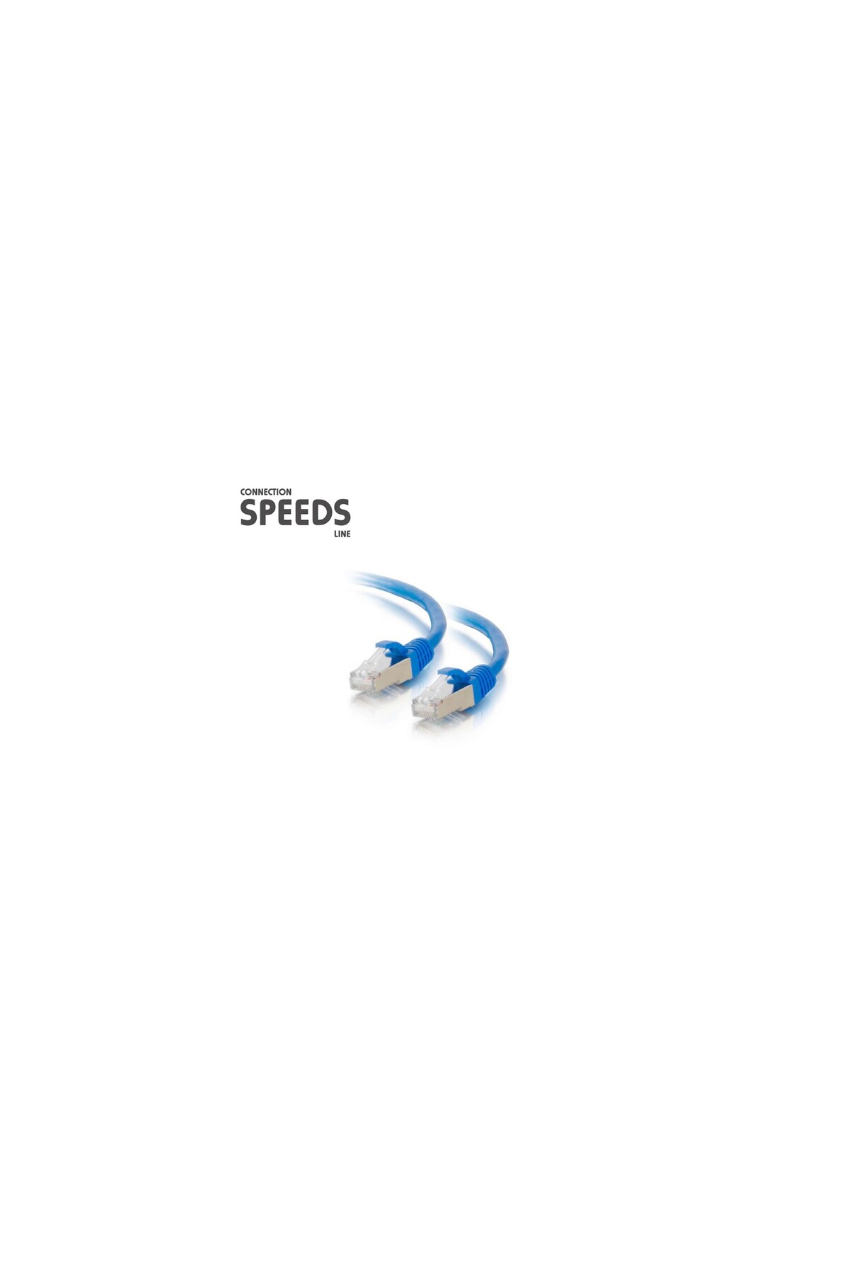 C.speeds Lıne Ag-c601 Cat6 Utp 1 Metre Mavi Patch Kablo