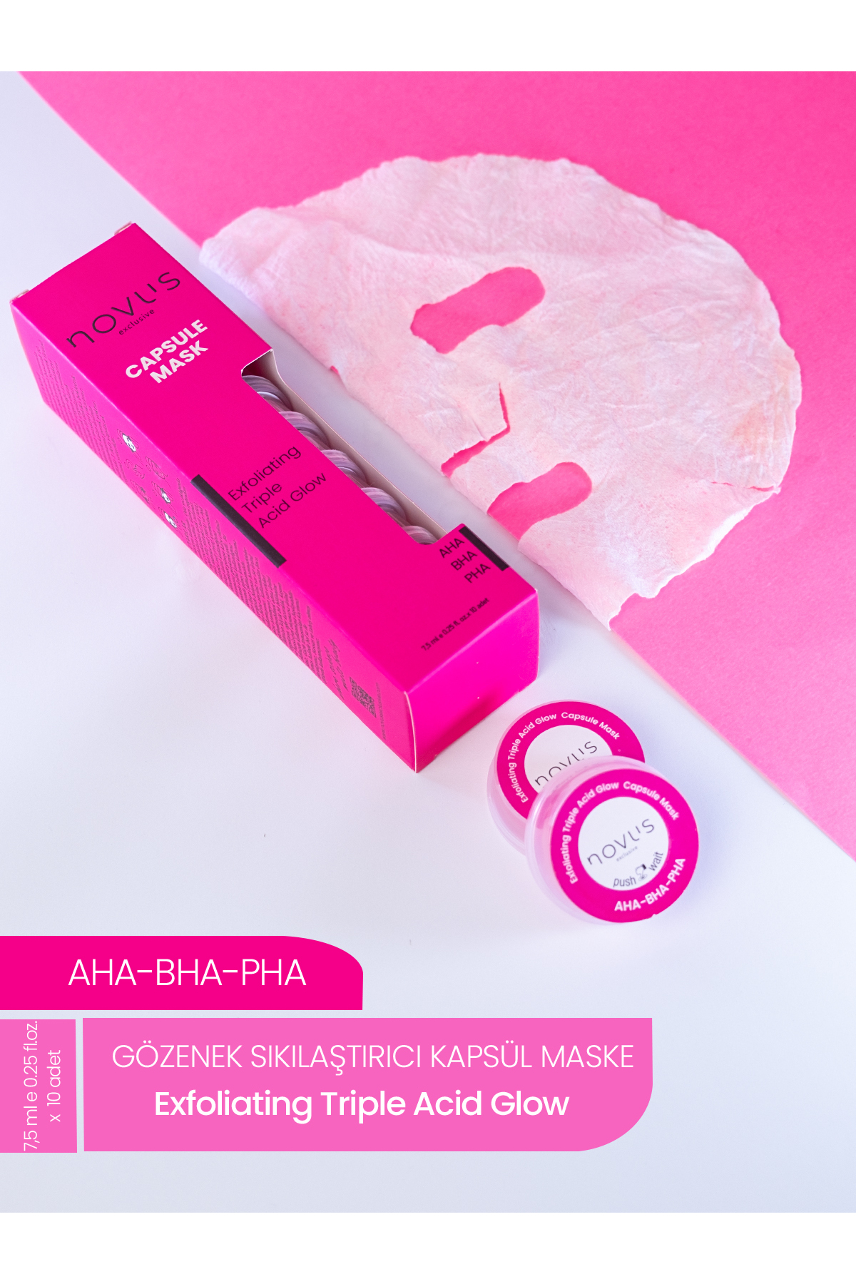 novus exclusive Aha Bha Pha Exfoliating Triple Acid Glow Gözenek ...
