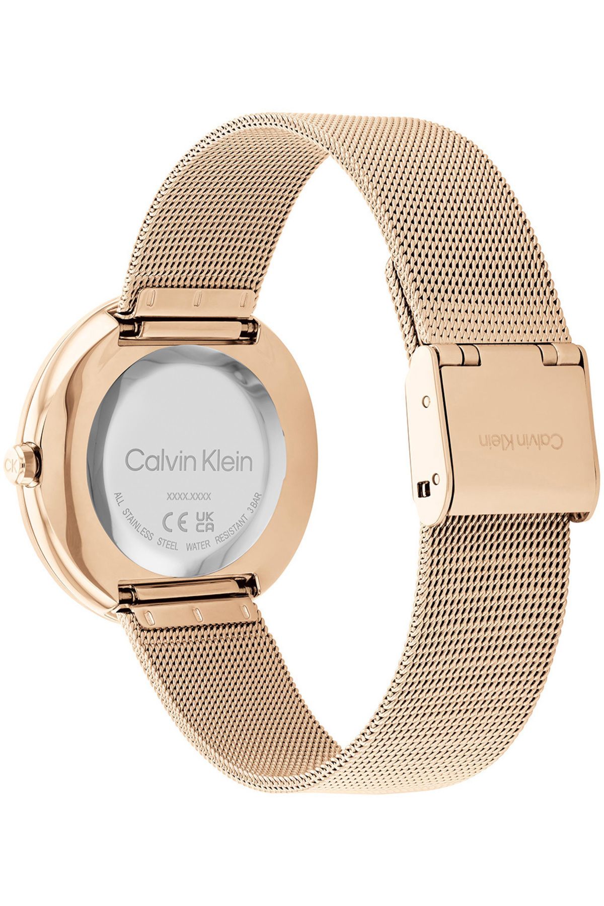 ساعت صورتی زنانه مچی CK25200013 اورجینال Calvin Klein