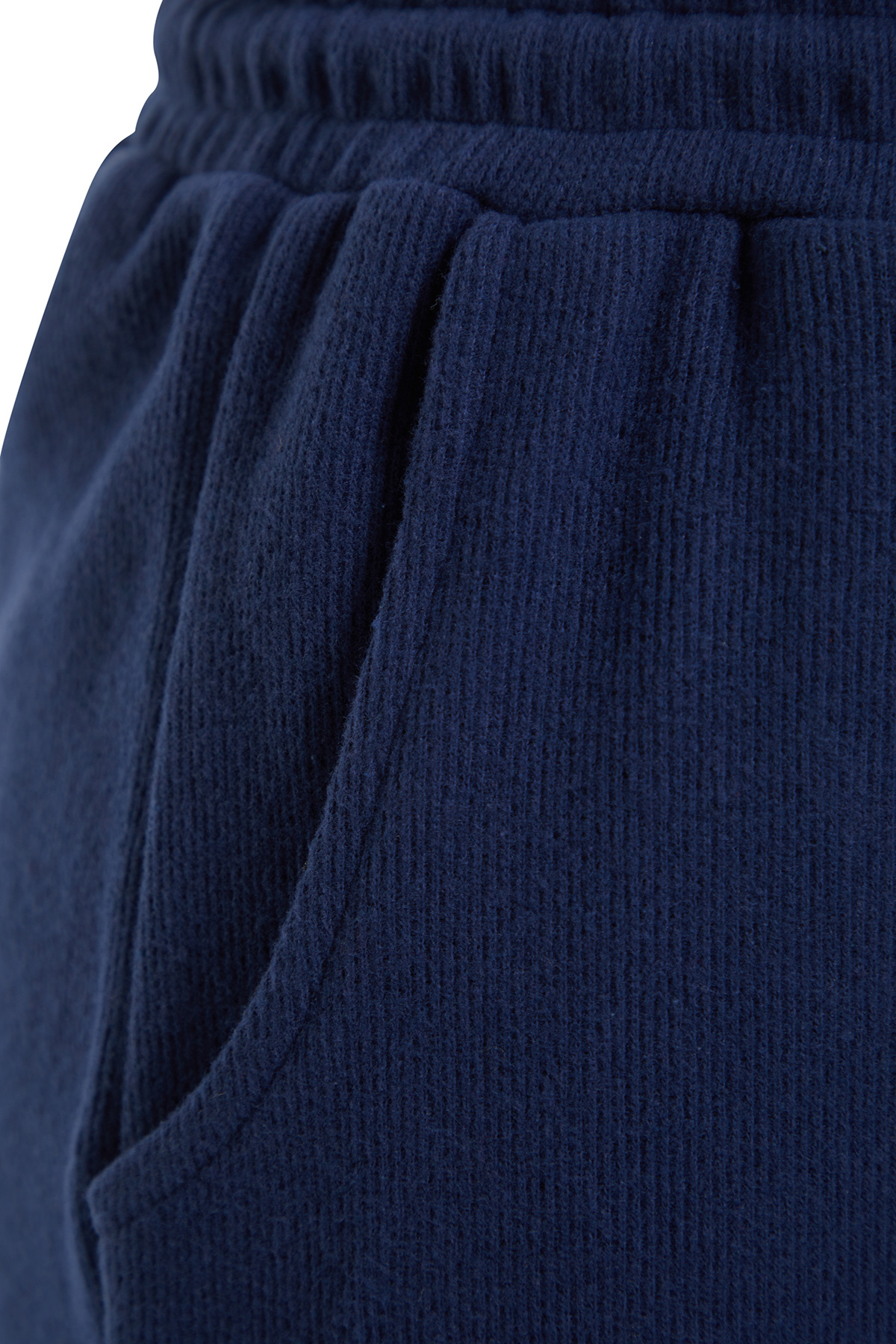 Trendyol Collection-Dark Navy Thessaloniki Pohodlný střih Kapesní pletené sportovní tepláky TWOAW21EA0168 6