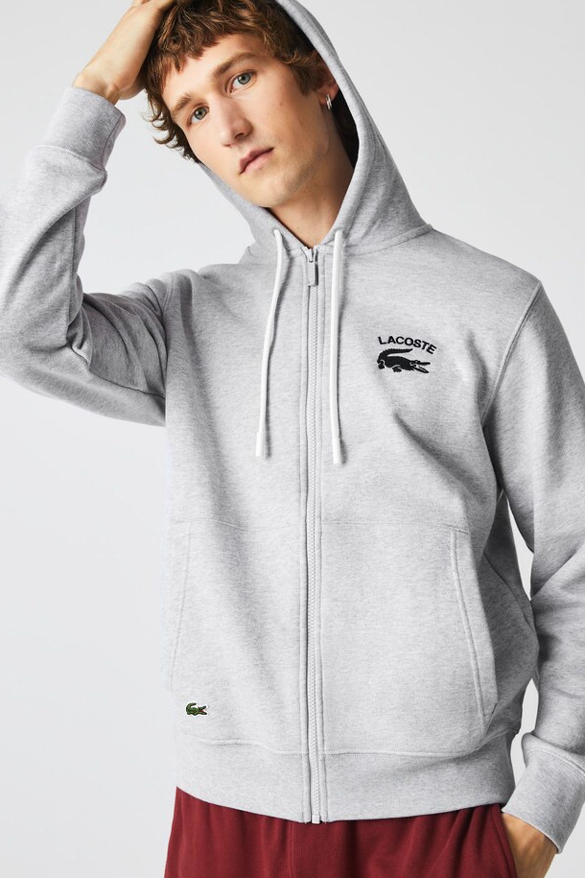 Lacoste Sweatshirt Gray Regular fit Trendyol