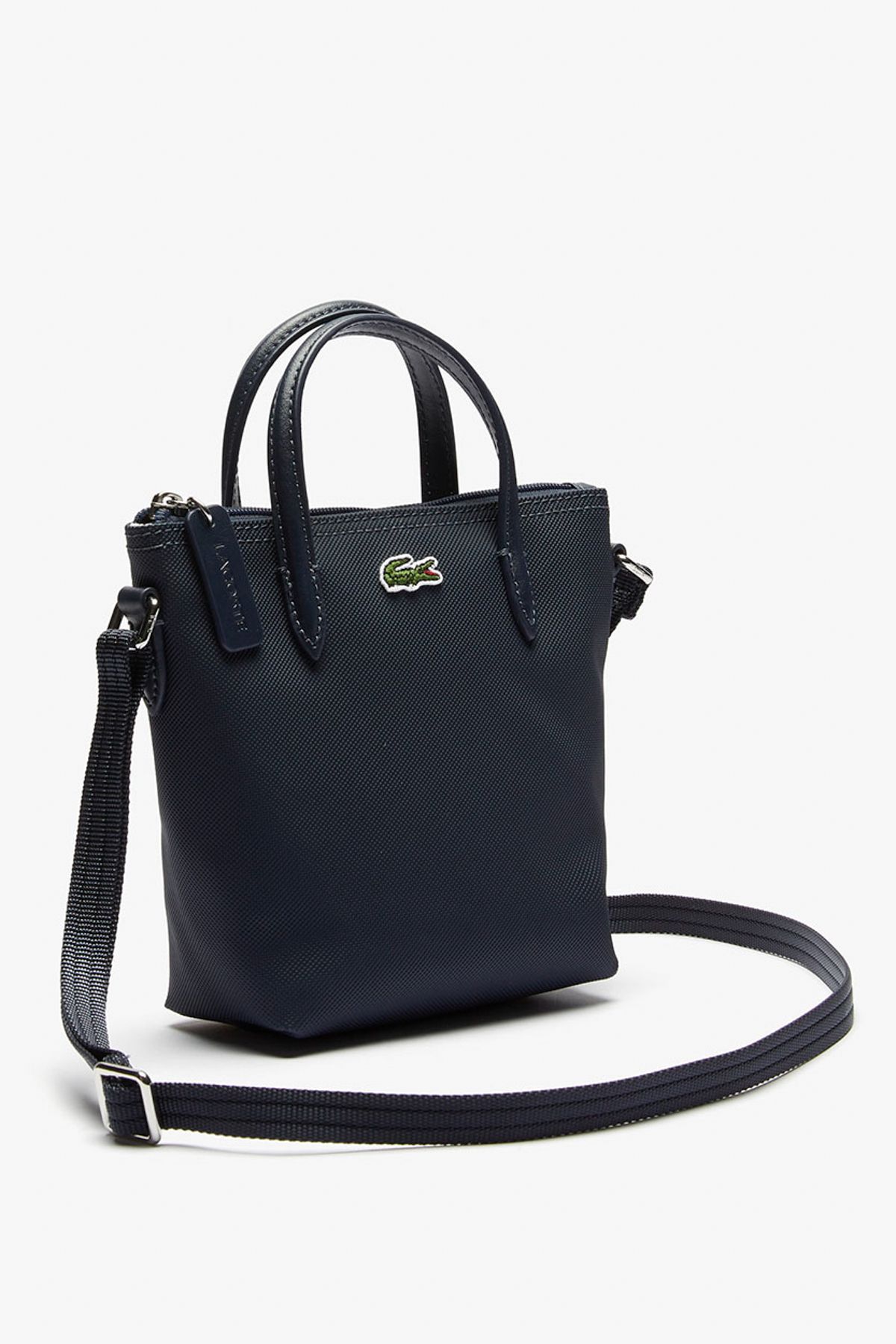 Lacoste Shoulder Bag Blue Plain Trendyol