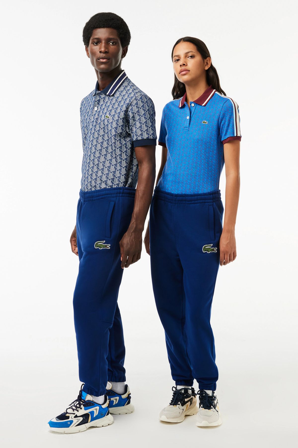 Lacoste blue sales joggers