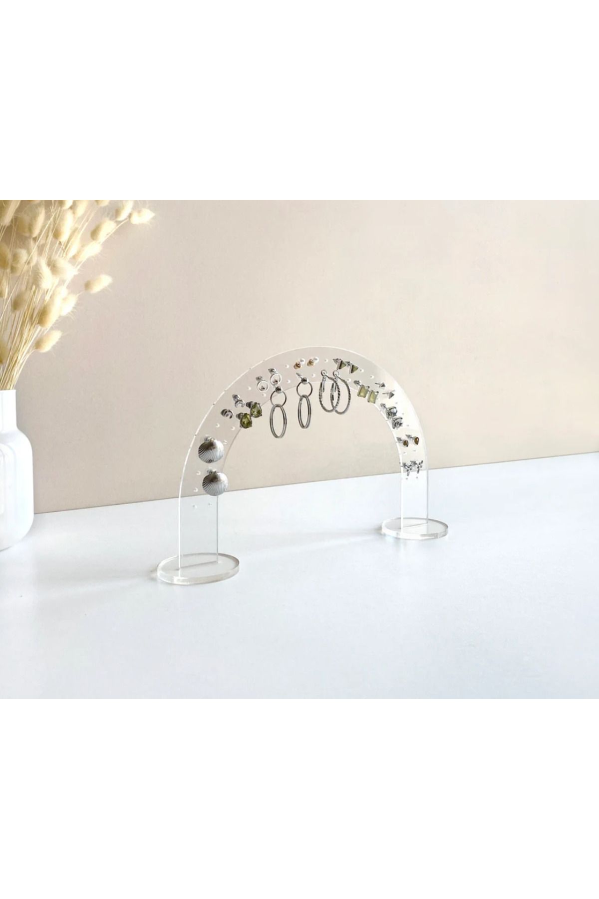 Kaya Store Rainbow Acrylic Earring Stand Countertop Stand