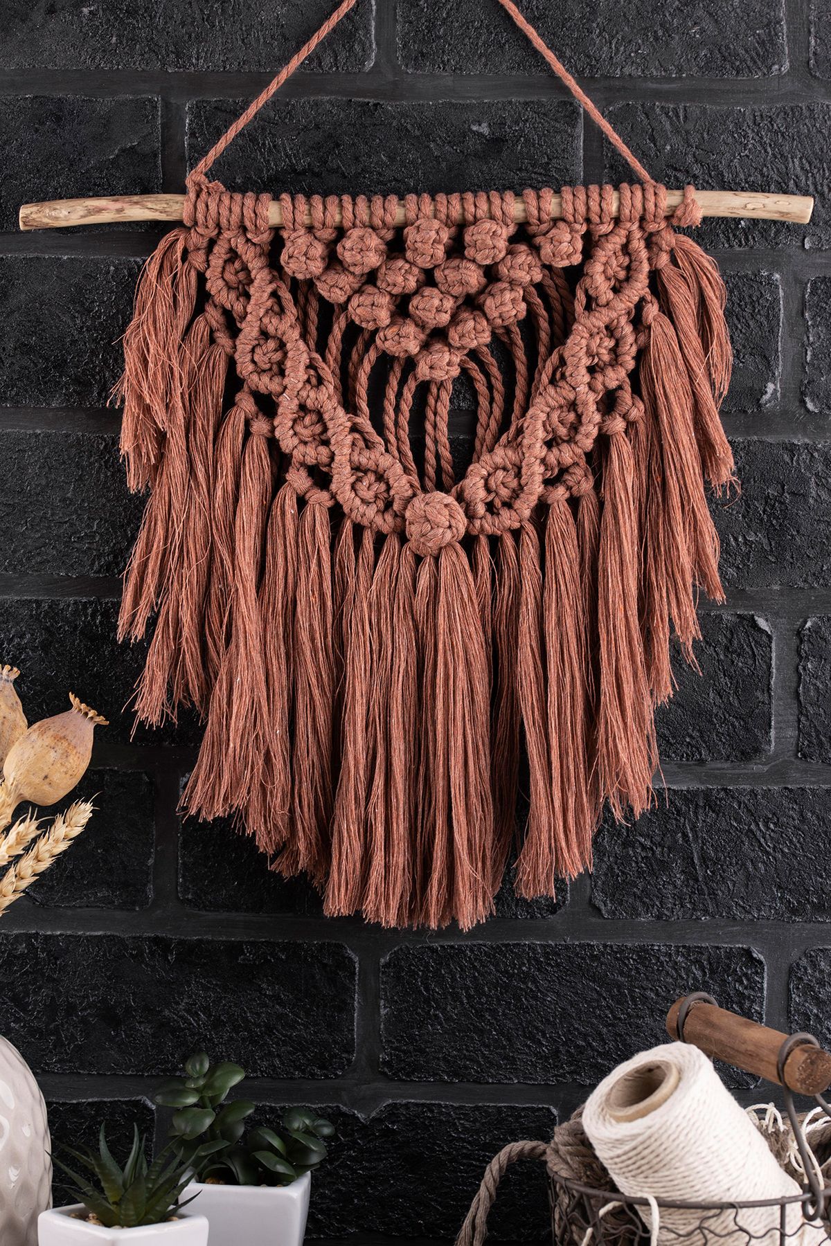 Bevella Macrame Cord-خيط مكرامية قابل للتشابك، خيط فردي 3 مم من القطن والبوليستر 2 × 250 جرام 4